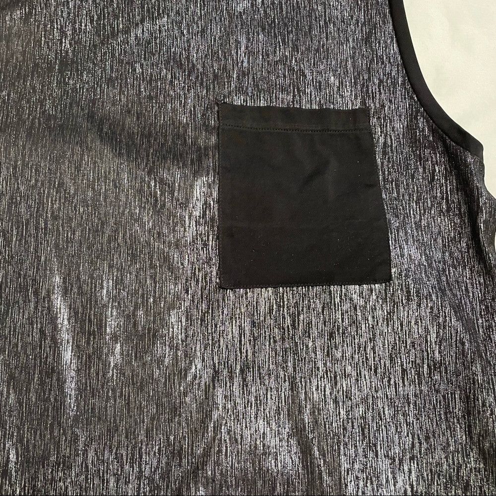 Zara Zara Collection W&B Sleeveless Metallic Front Top Made In P Size M / US 6-8 / IT 42-44 - 6 Thumbnail