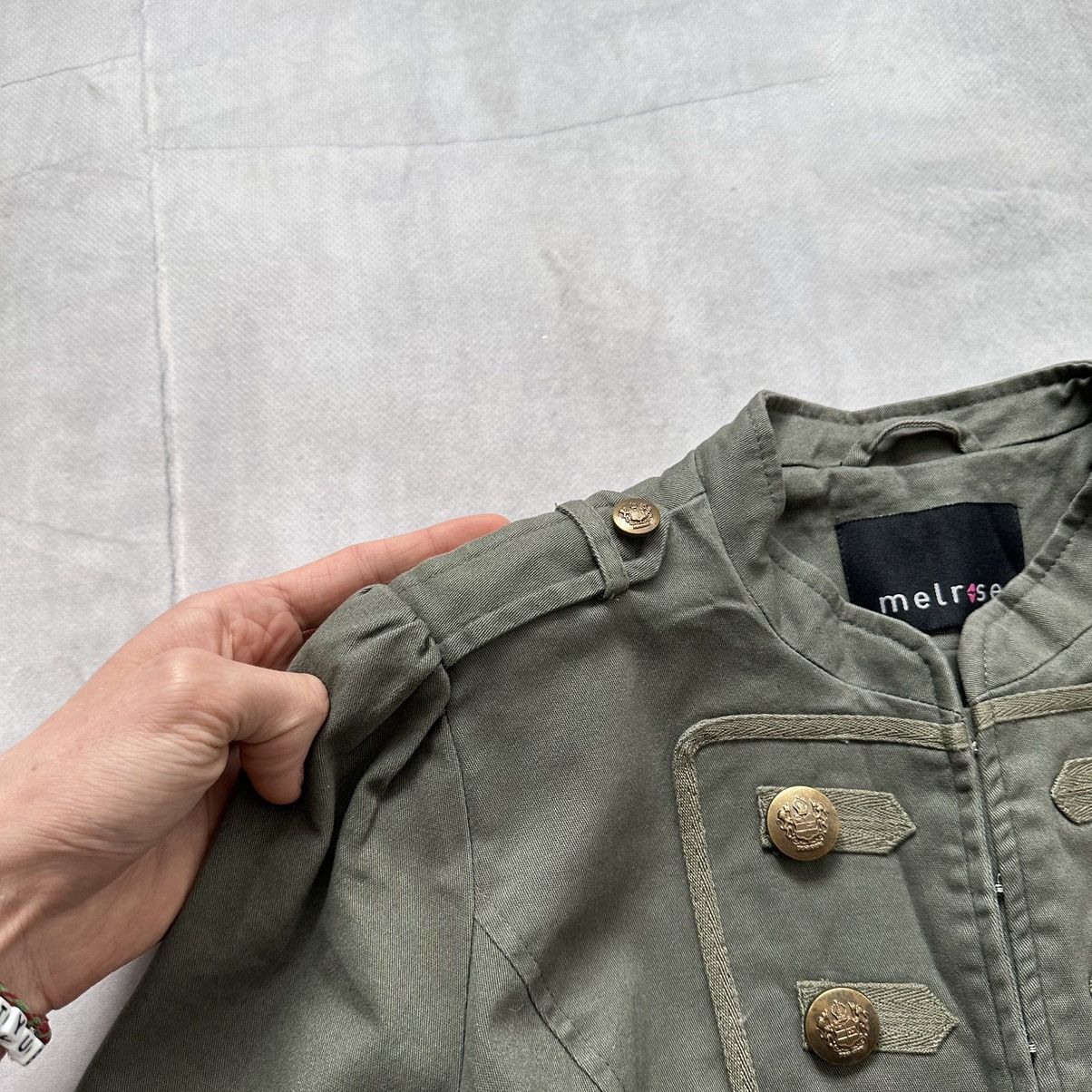 Hysteric Glamour × Undercover 00s Napoleon Military Jacket Vintage Coat PPFM Balmain Vibe Size M / US 6-8 / IT 42-44 - 6 Thumbnail