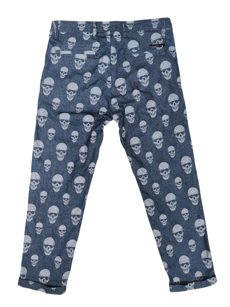 Philipp Plein Phillipp plein denim straight skulls retro Size 30" / US 8 / IT 44 - 3 Thumbnail