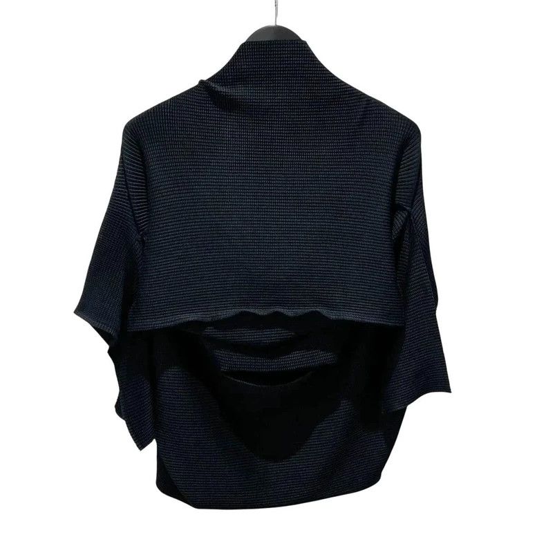 Issey Miyake Issey Miyake size:one size Black transformable cut wide-ne Size S / US 4 / IT 40 - 2 Thumbnail