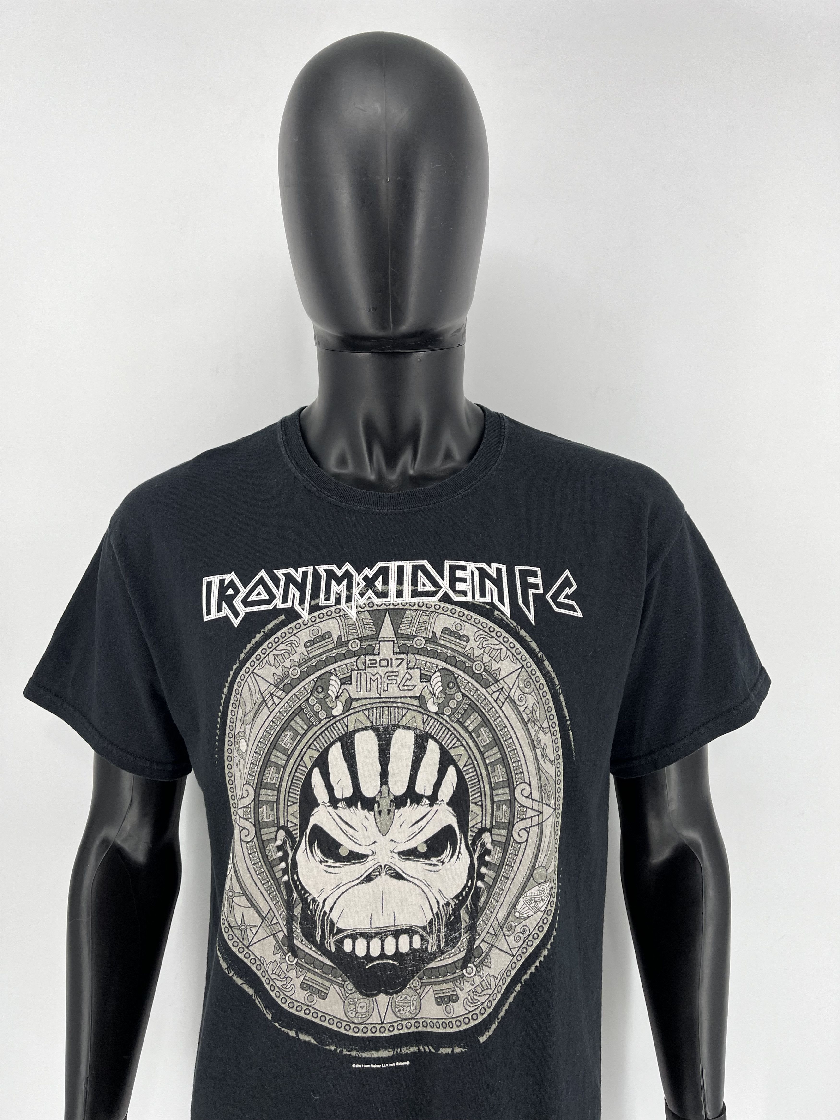 Band Tees × Vintage Vintage Y2K Iron Maiden Horror Skulls Tee Band Streetwear Size US L / EU 52-54 / 3 - 3 Thumbnail