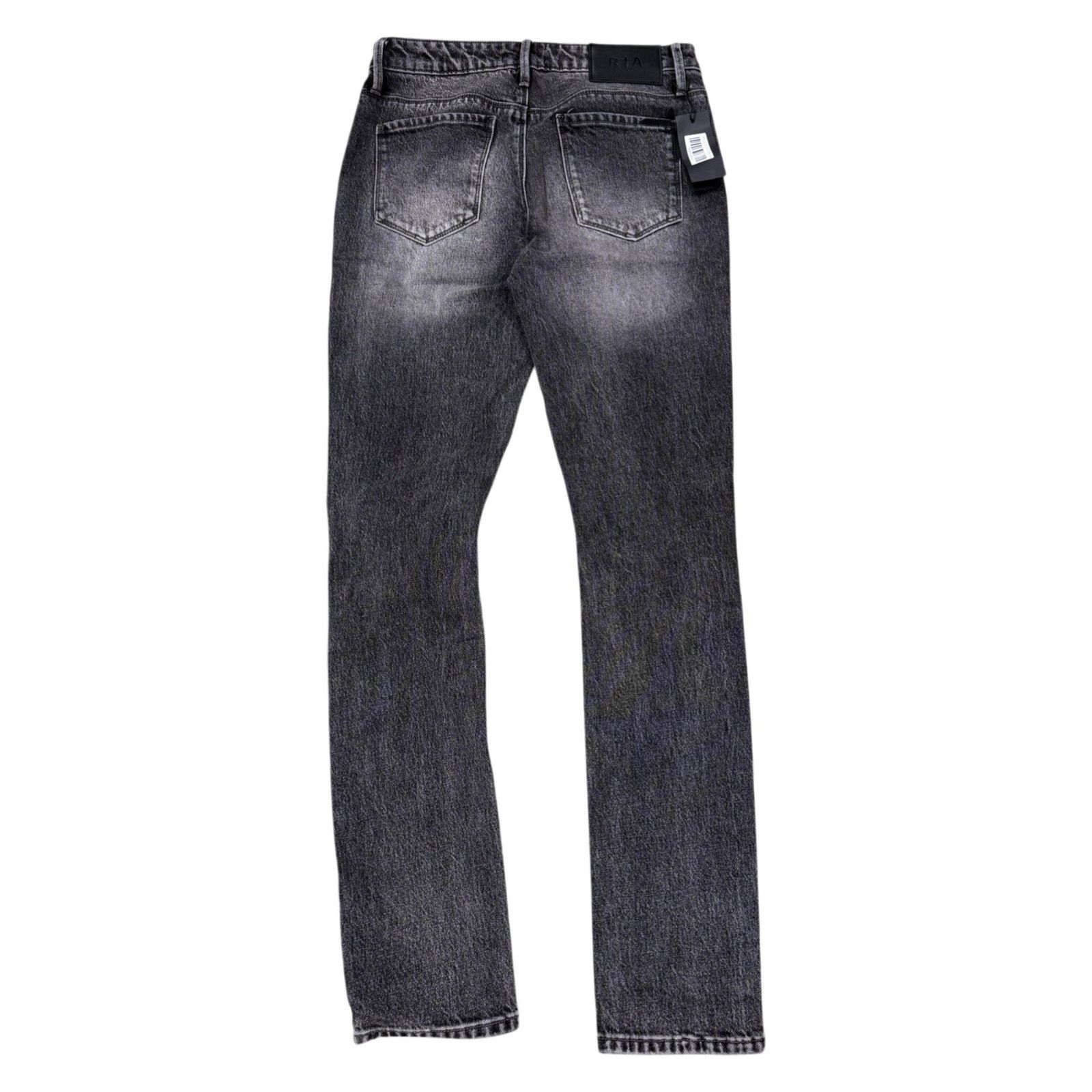 Rta RTA Embossed Grey Jeans Size US 30 / EU 46 - 2 Thumbnail