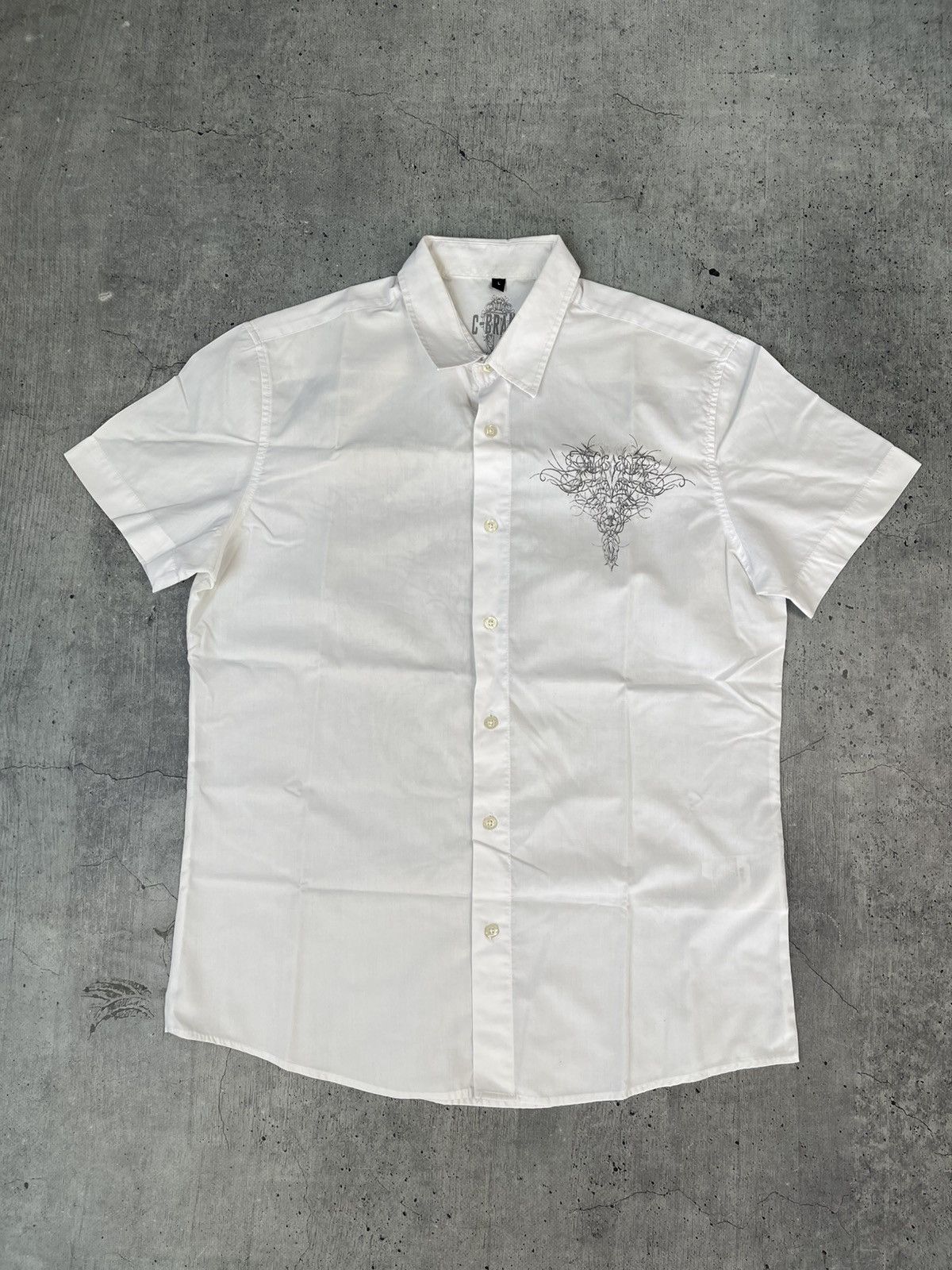 Affliction Y2K Japanese 🇯🇵 C-Brand Avant Garde Shirt Streetwear Hype Size US L / EU 52-54 / 3 - 1 Thumbnail
