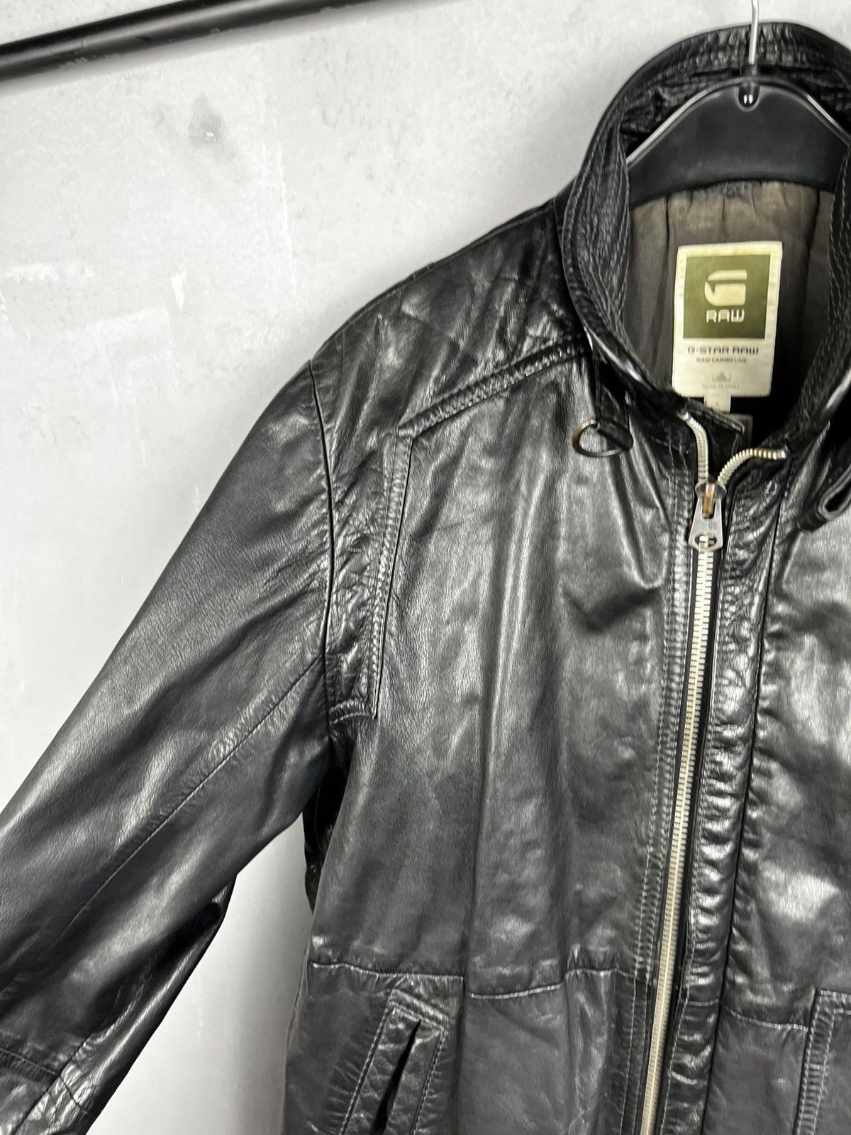 G-Star G-Star Hermans Leather Jacket Size US L / EU 52-54 / 3 - 6 Thumbnail
