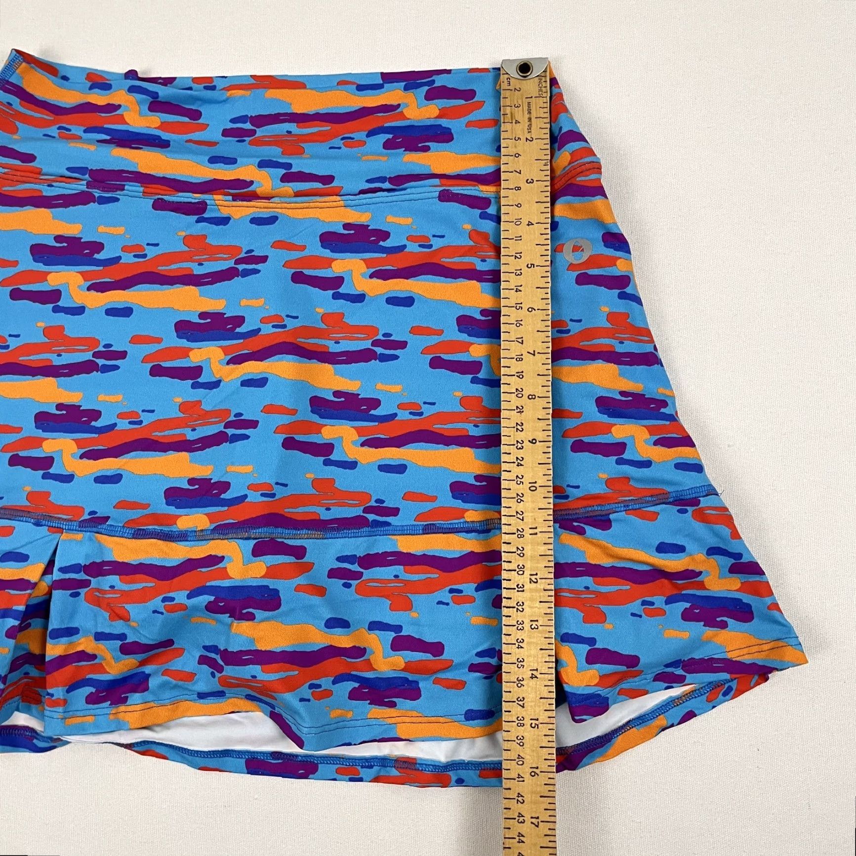 Vintage Dona Jo Skort Womens Size 2 (L) Paint Splatter Abstract Artsy Active Fitness Gym Size ONE SIZE - 5 Thumbnail