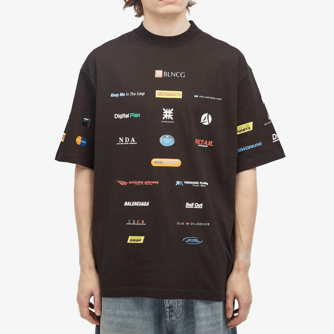 Balenciaga Balenciaga Business Logo T-Shirt Size US L / EU 52-54 / 3 - 3 Thumbnail
