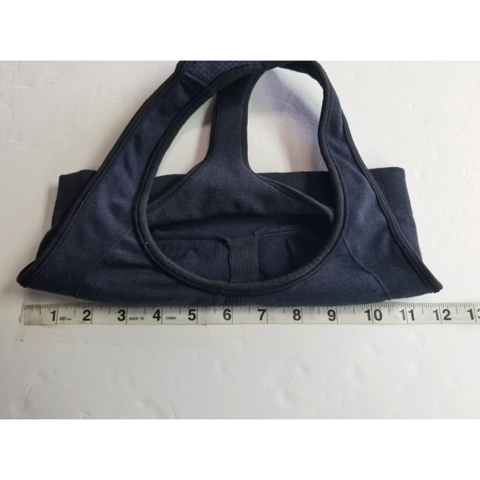 Lululemon Lululemon Sports Bra Womens S Blue Racerback Wireless Pullover See Pics No Padding Full Cup Lightweight Stretch Logo Activewear Athleisure Size ONE SIZE - 3 Thumbnail
