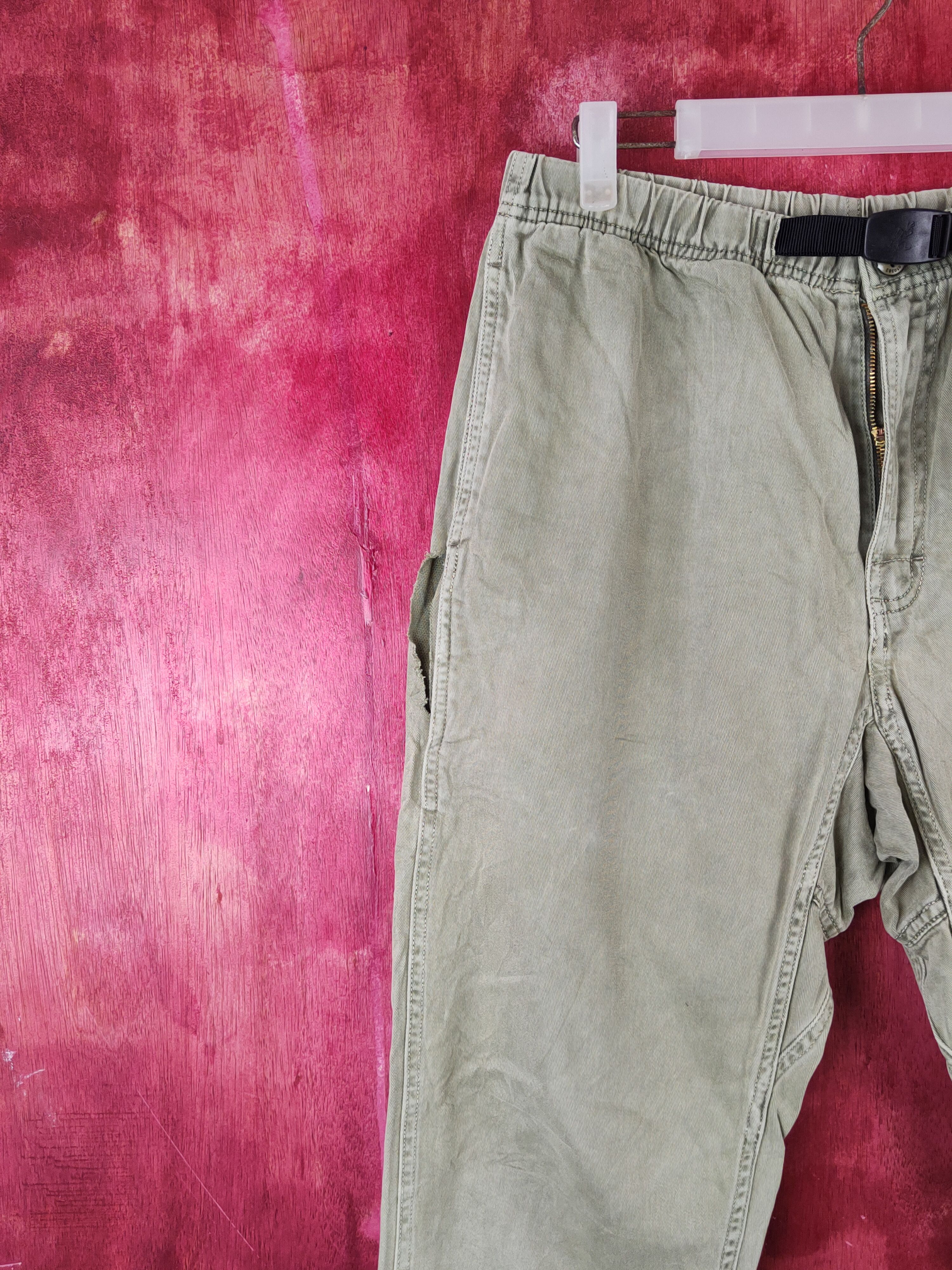 Gramicci Light Green Multipocket Casual Pants #S2261
