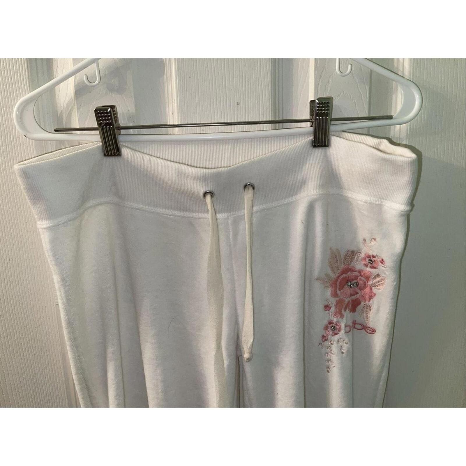 United Colors Of Benetton Bebe Floral Embroidered Lounge Pants Size ONE SIZE - 3 Thumbnail
