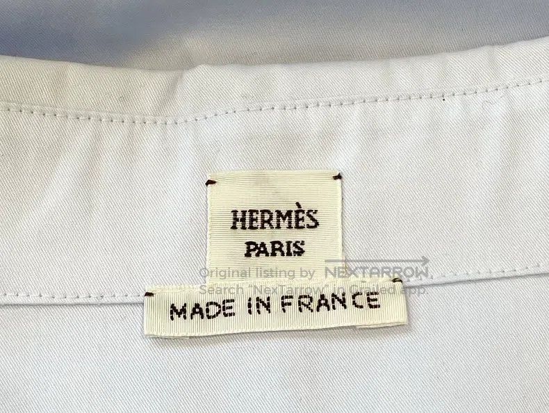 Hermes Hermes Blue embroidered shirt Size XS / US 0-2 / IT 36-38 - 5 Thumbnail