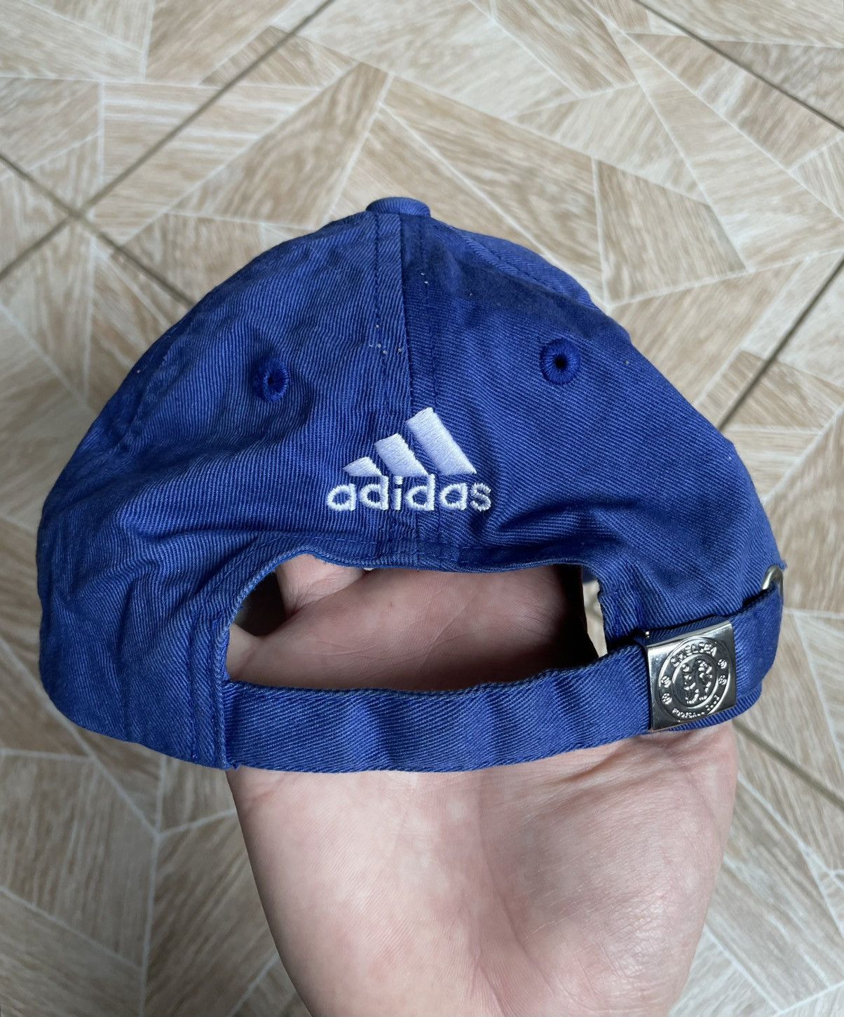 Adidas × Chelsea Soccer × Vintage Rare Drill Y2K Vintage Adidas Chelsea 2010 Football Logo Cap Size ONE SIZE - 3 Thumbnail