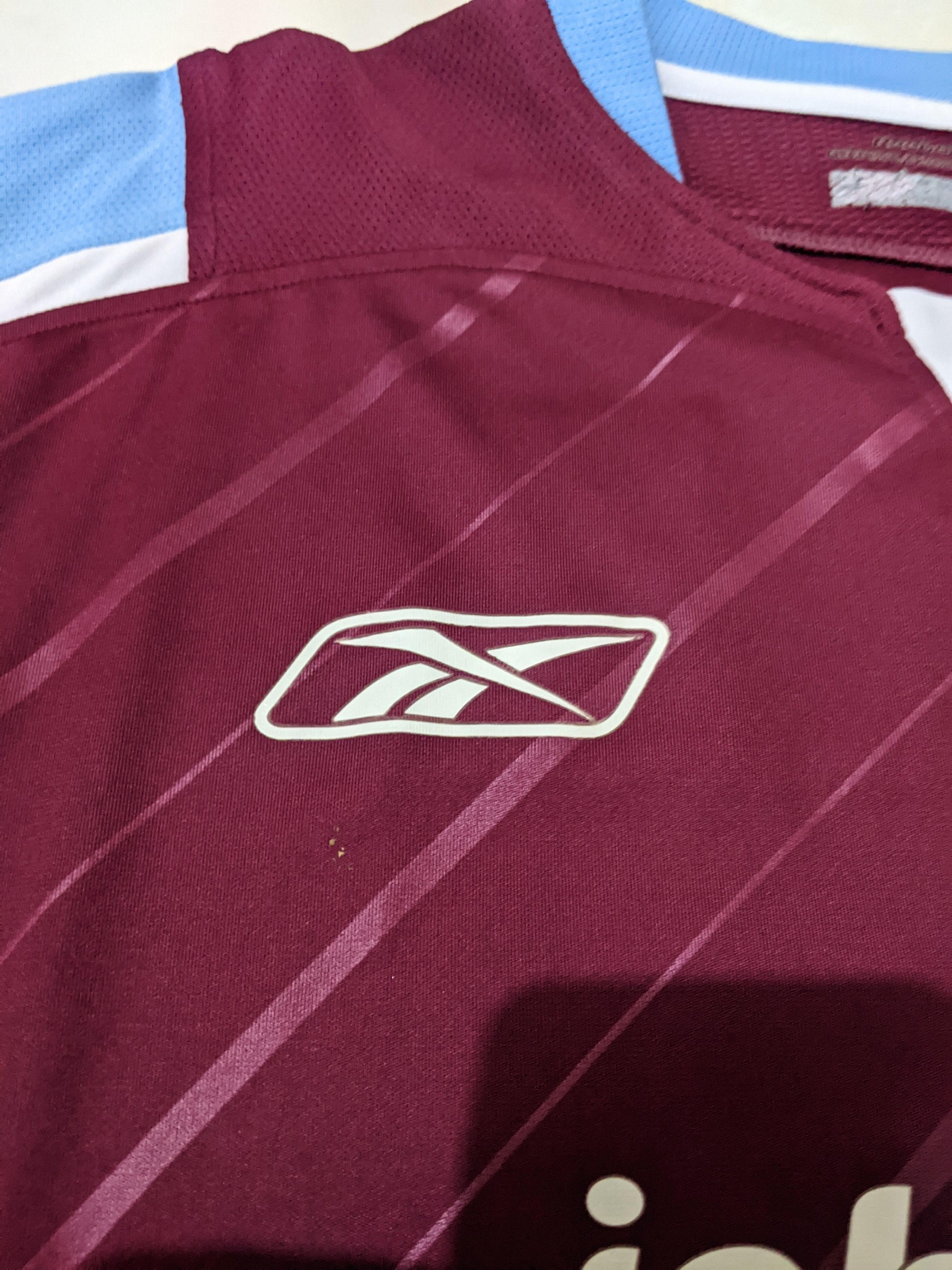 Reebok West ham 2005-07 home Tevez Jersey football shirt Size US L / EU 52-54 / 3 - 6 Thumbnail