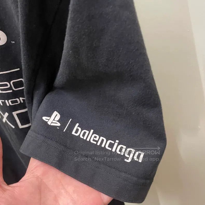 Balenciaga Balenciaga Letter Geometric Pattern Printed Short Sleeve T Size US S / EU 44-46 / 1 - 3 Thumbnail