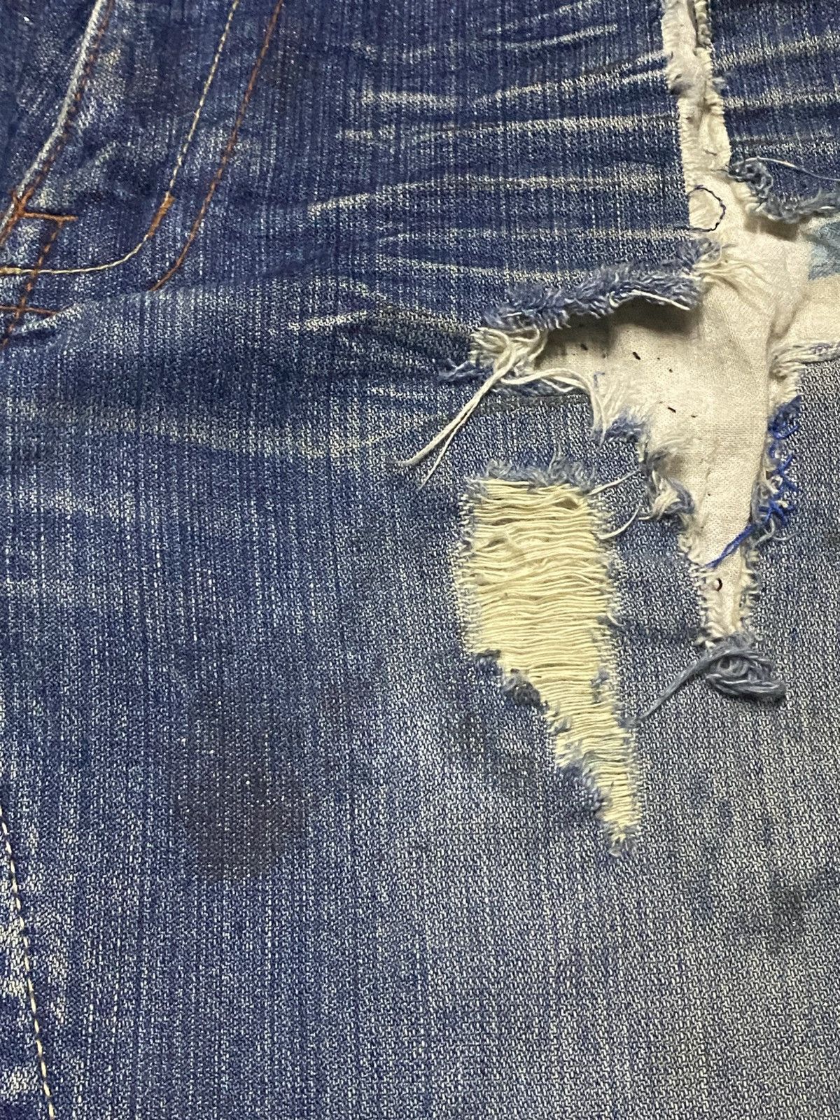 Raw State Raw Limited Edition Denim Distressed Slim Fit Jeans Size US 35 - 13 Thumbnail