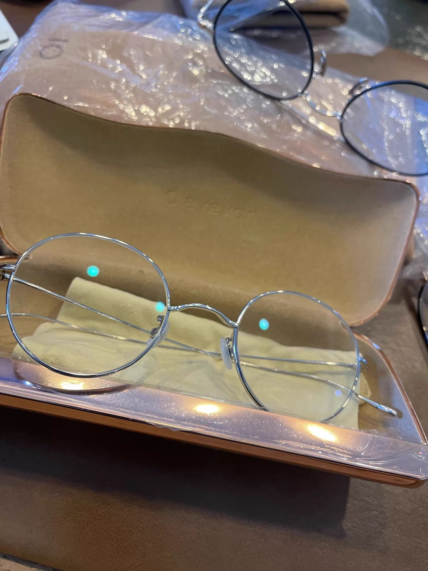 Eyevan 7285 EYEVAN NO5 1s Silver Japan-Made Acetate Frames New Size ONE SIZE - 9 Thumbnail