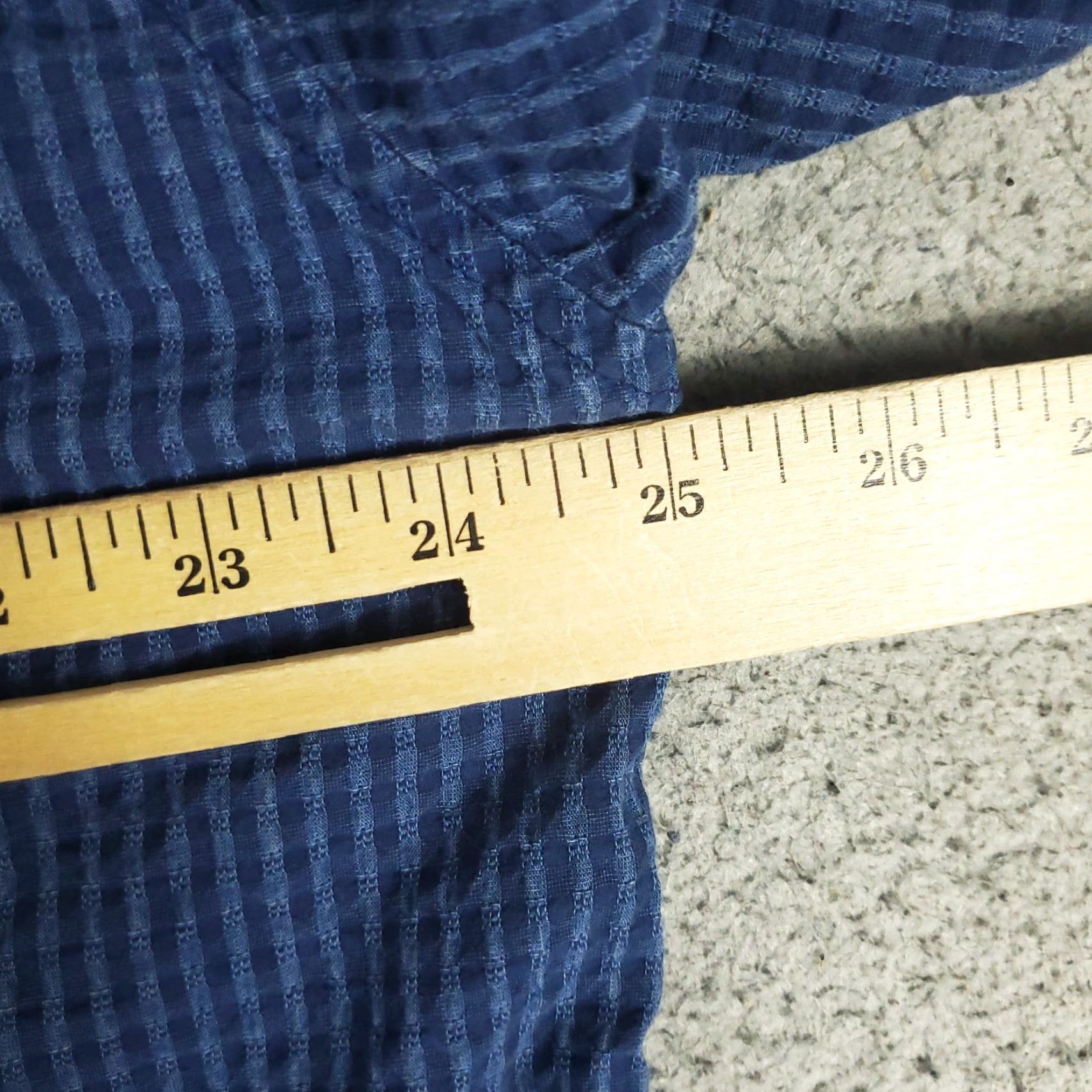 Vineyard Vines Vineyard Vines Shirt Mens XL Blue Check Seersucker Button Up Long Sleeve Size US XL / EU 56 / 4 - 6 Thumbnail