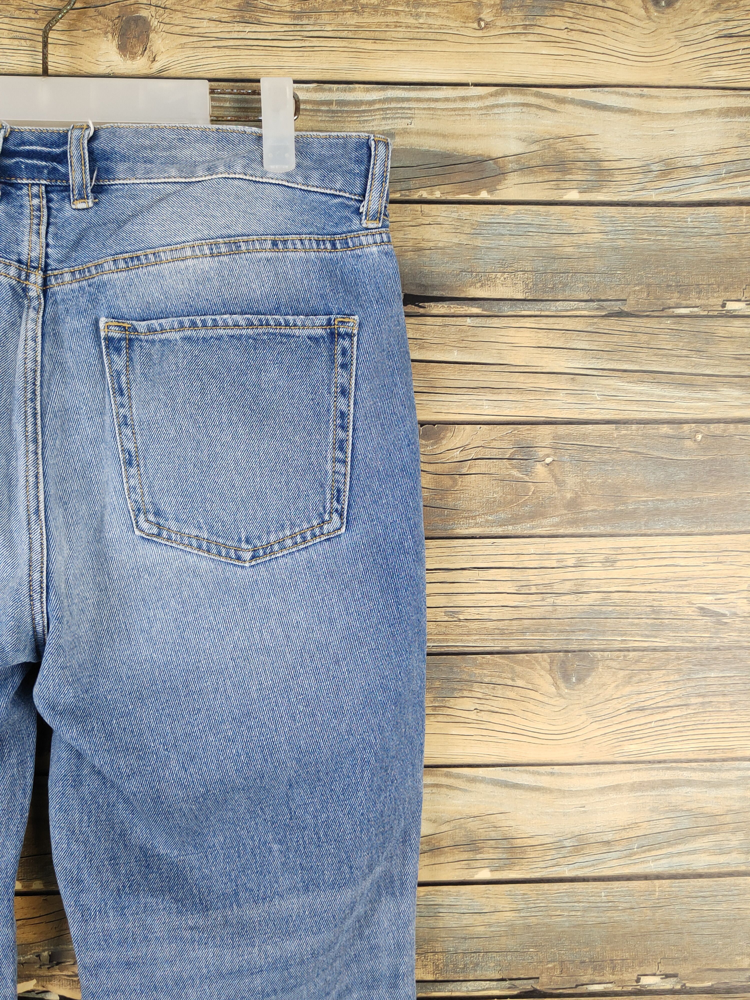 GU GU Blue Distressed Ripped denim Jeans #W1562 Size US 34 / EU 50 - 10 Thumbnail