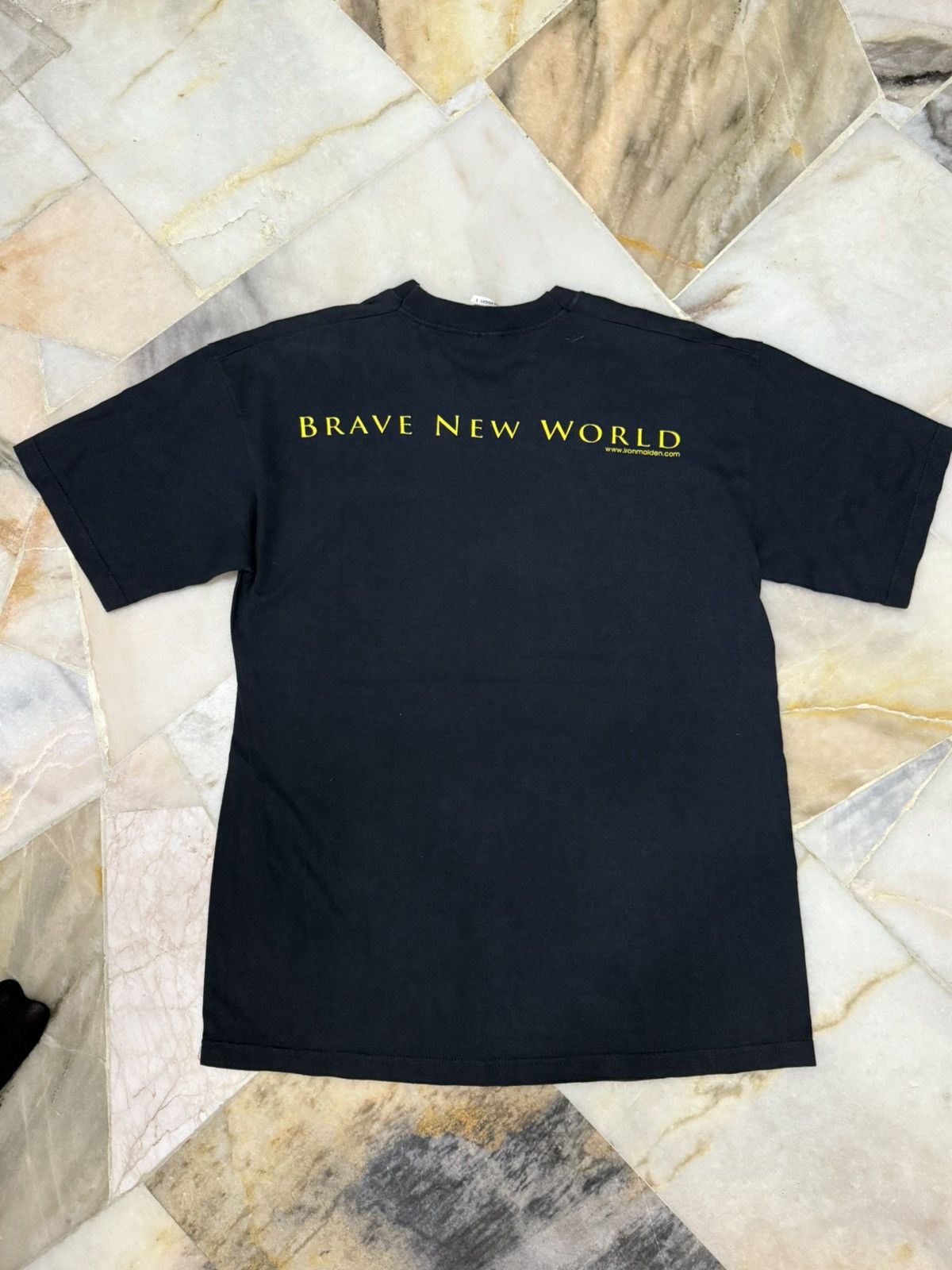Band Tees × Vintage Iron Maiden Brave New World copyright 00’s Size US L / EU 52-54 / 3 - 5 Thumbnail