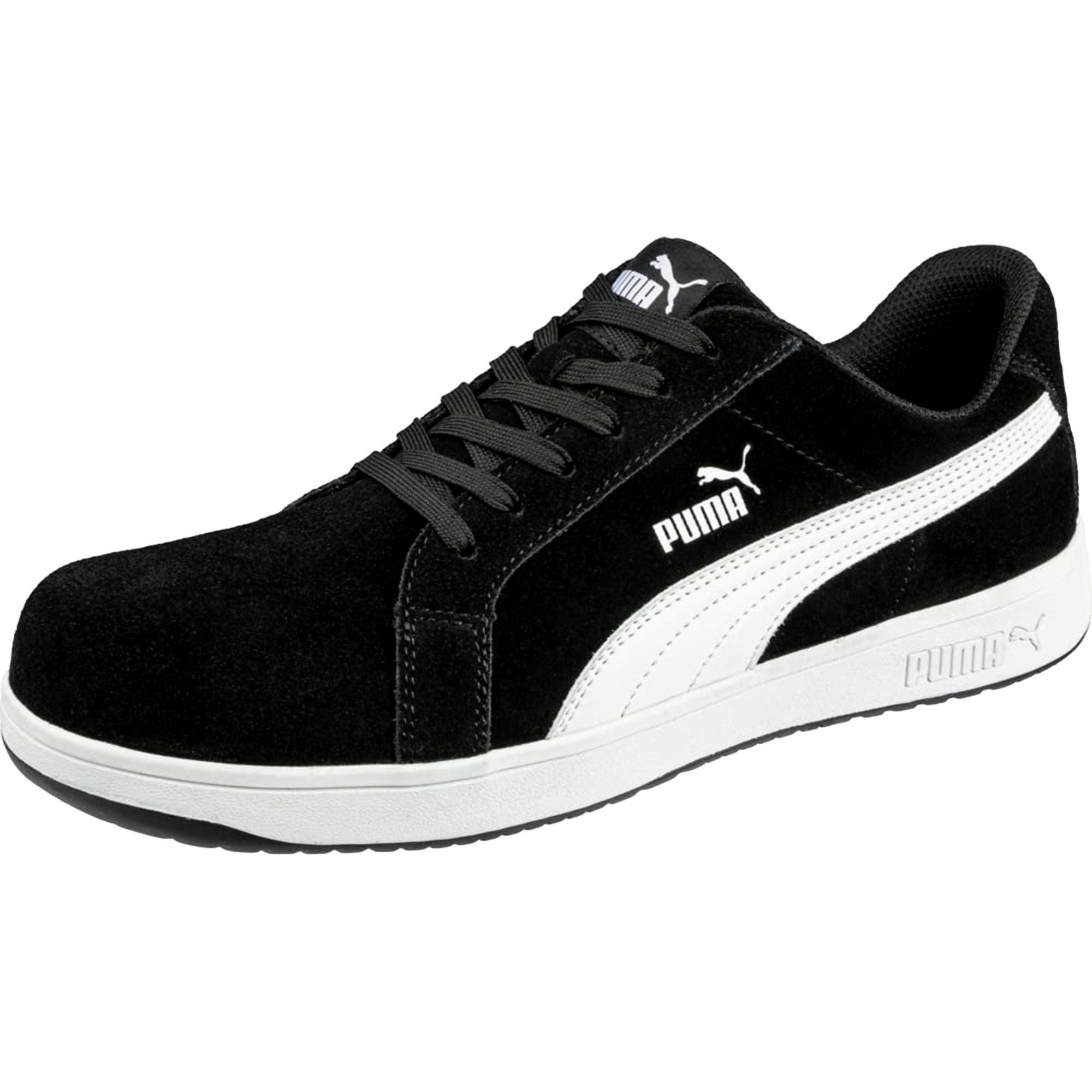 Puma Iconic Suede Low ASTM EH Black / White 640015 Size US 11.5 / EU 44-45 - 1 Thumbnail