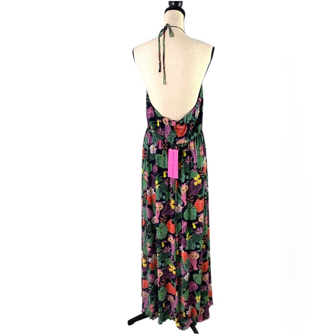 Betsey Johnson Betsey Johnson Women’s Paulina Halter Maxi Dress Black XL Size XL / US 12-14 / IT 48-50 - 5 Thumbnail