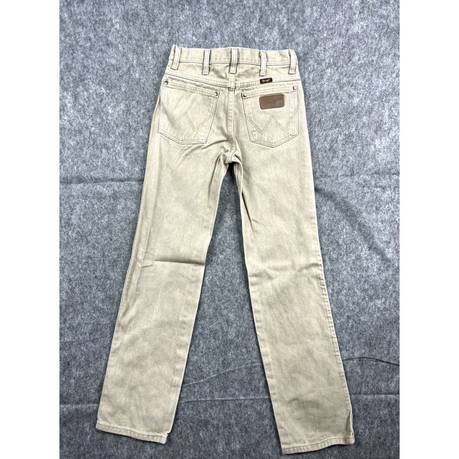 Wrangler Wrangler Jeans Cowboy Cut Tan Cowboy Fit Straight Leg 27x32 Men Regular Denim Zip 5-Pocket Size US 27 - 2 Thumbnail