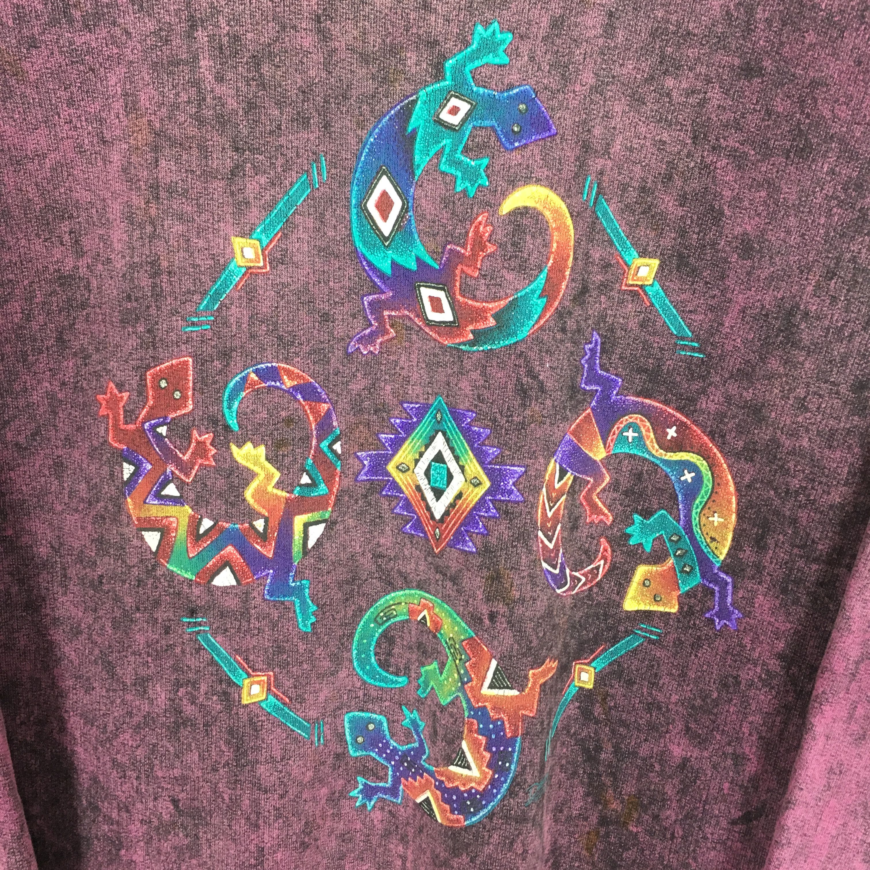 Vintage vintage tie die sweatshirt - 243 Size US L / EU 52-54 / 3 - 4 Thumbnail