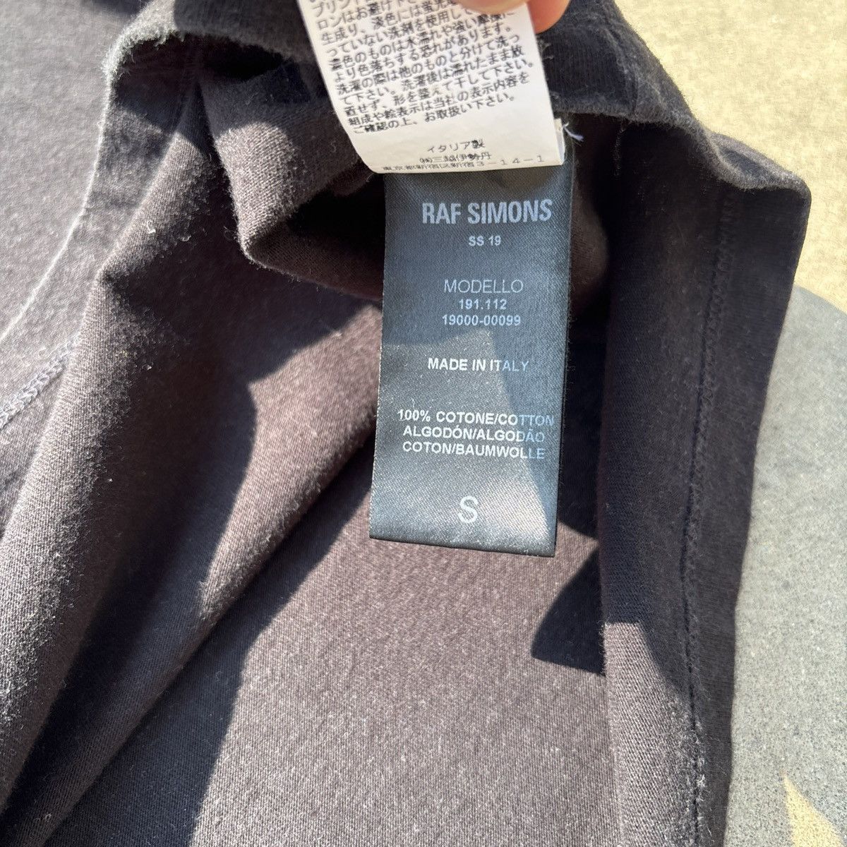 Raf Simons Raf Simons Clubbers T Shirt Black / SS19 Rare Made In Italy Size US S / EU 44-46 / 1 - 5 Thumbnail