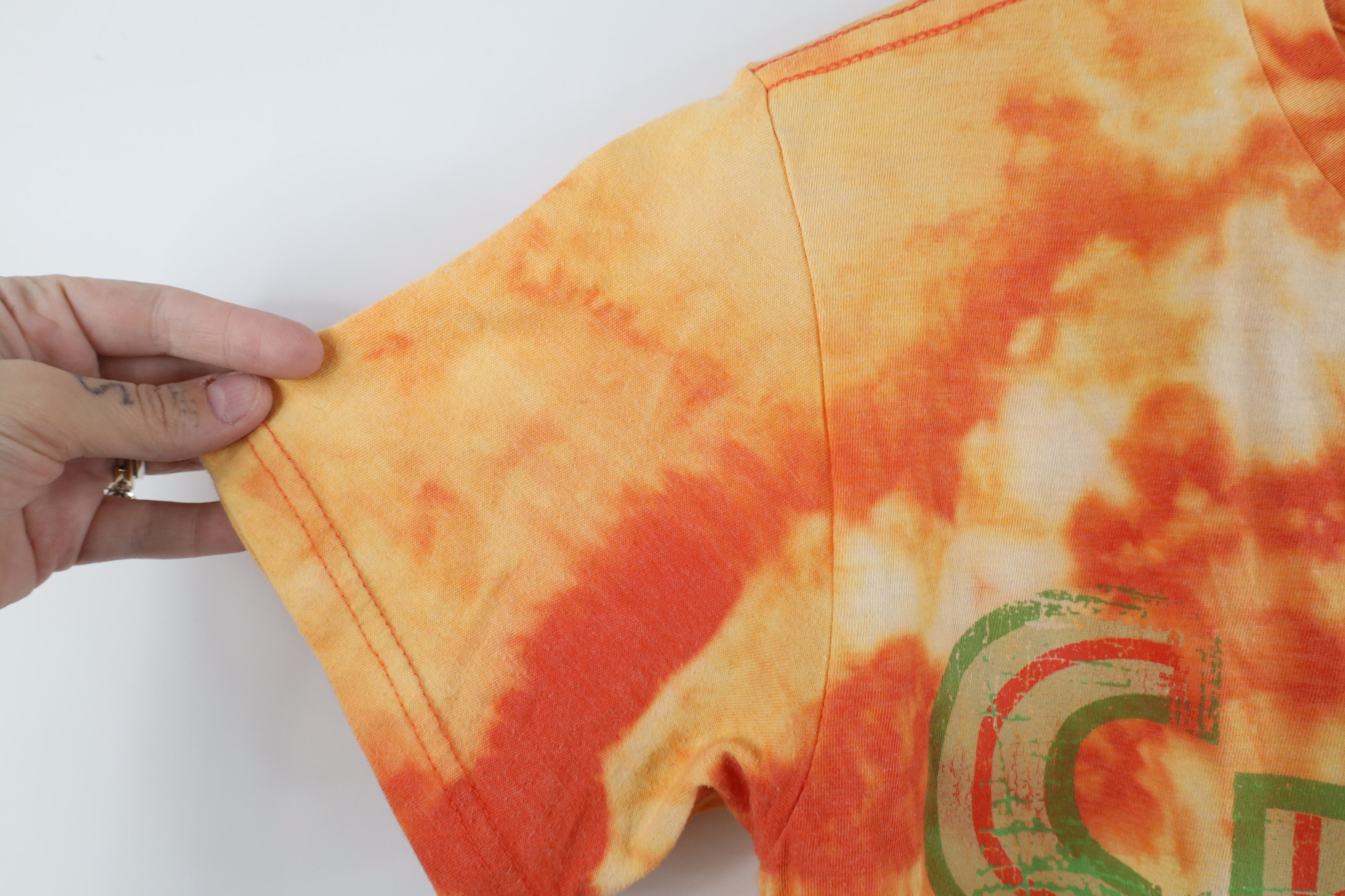 Vintage Retro Y2K Out Acid Wash Orange Crush Soda Pop T-Shirt Knit Size S / US 4 / IT 40 - 6 Thumbnail