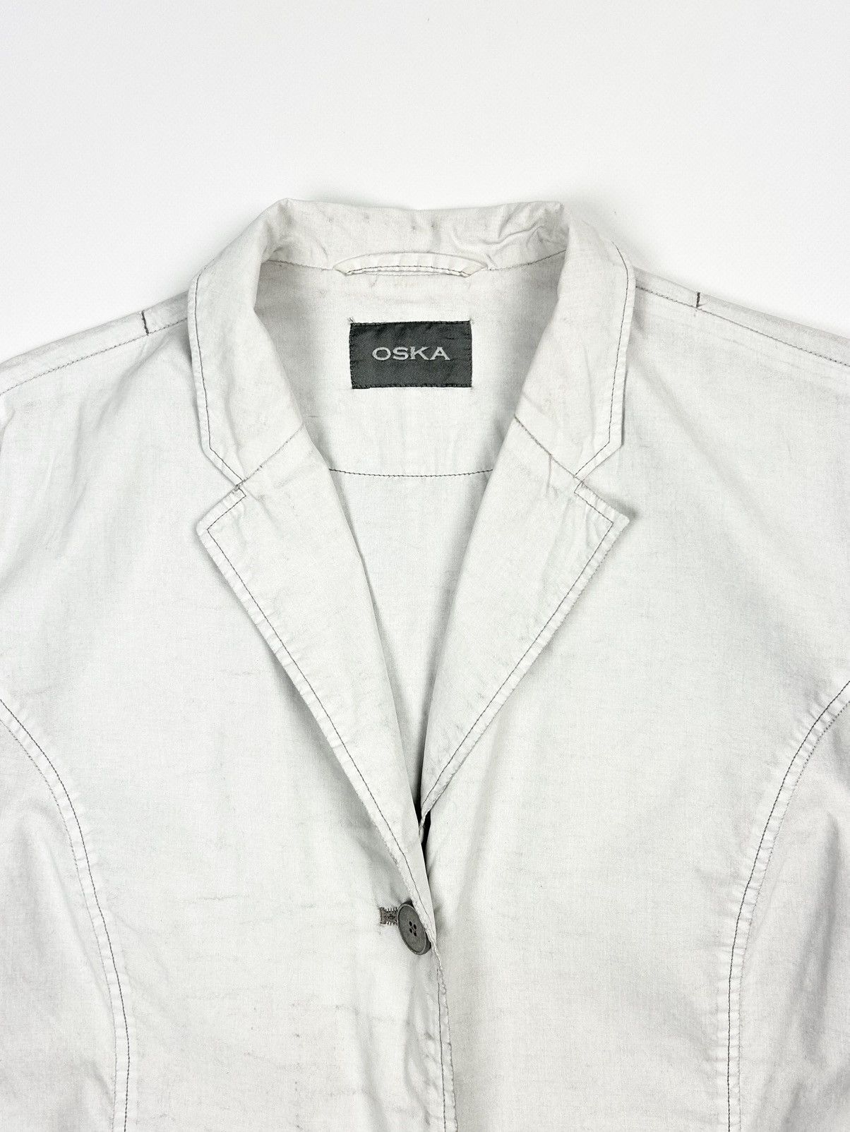 Japanese Brand × OSKA Oska Avant Garde Japan Style Y2K blazer jacket Size L / US 10 / IT 46 - 8 Thumbnail
