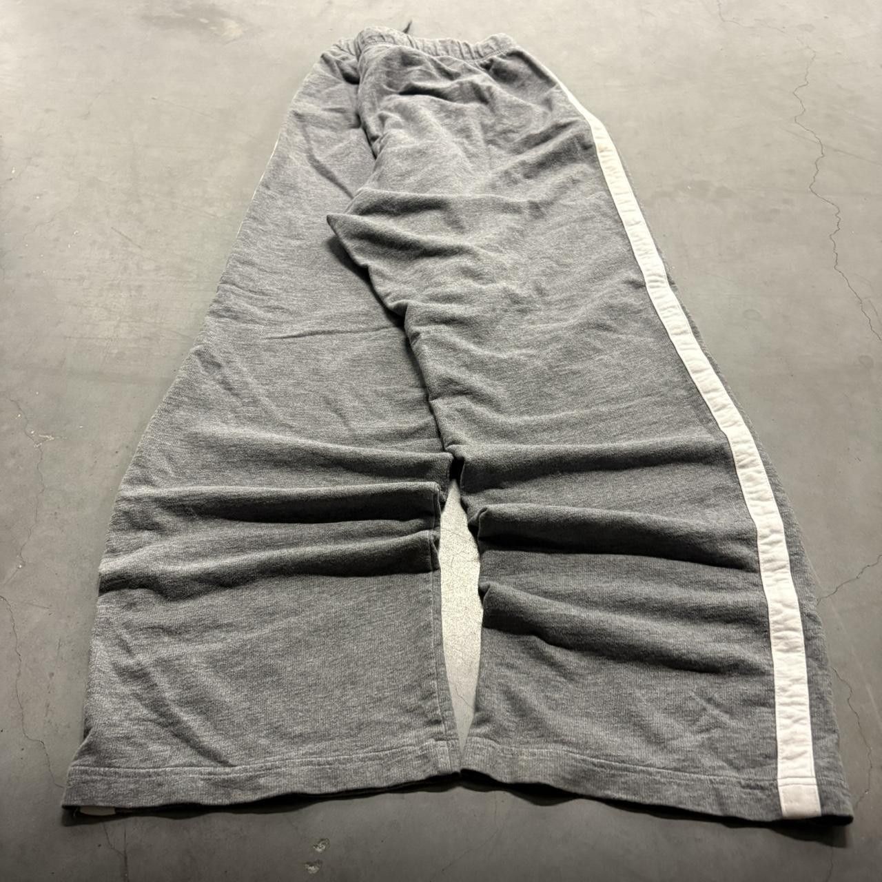 Everlast Crazy Vintage Y2K/2000s Super Baggy Wideleg Striped Grey Everlast Sweatpants! Size US 34 / EU 50 - 5 Thumbnail
