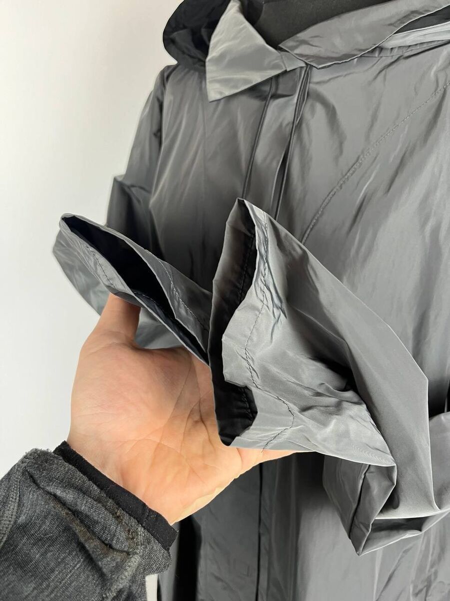 Designer × Japanese Brand Gudrun Grenz Owersized Women Grey Jacket Size M (0348) Size M / US 6-8 / IT 42-44 - 6 Thumbnail