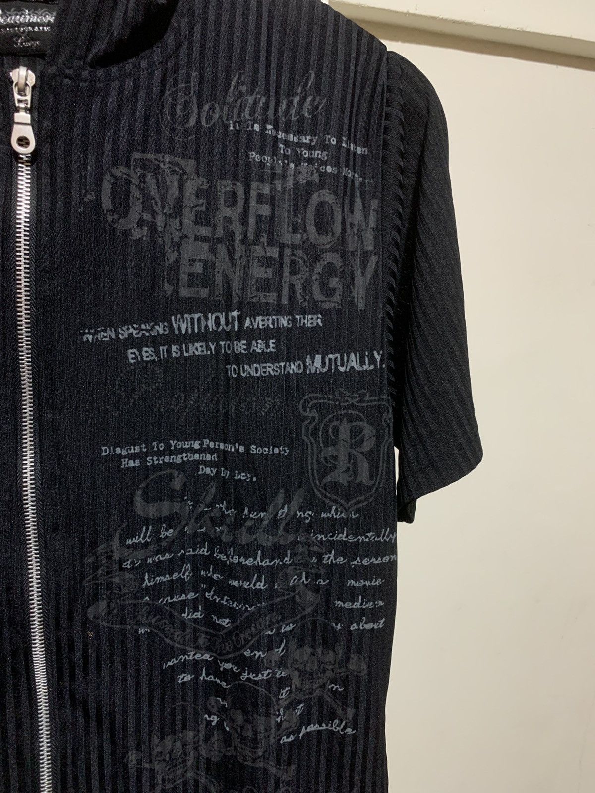 14th Addiction Japanese Beaumere Poem Skull and Cross With Hoodie Tee Size US L / EU 52-54 / 3 - 9 Thumbnail