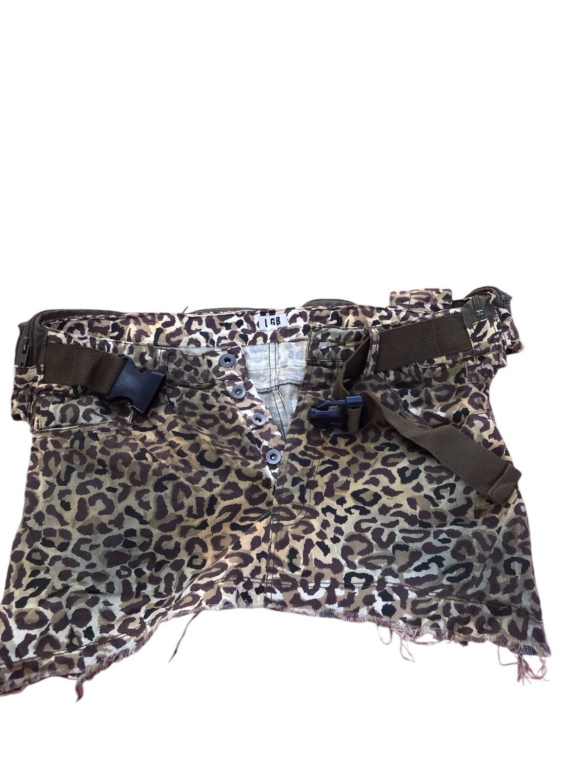 Le Grande Bleu (L.G.B.) RARE LGB SKIRT CAMO SEDITIONARIES PUNK STYLE Size 26" / US 2 / IT 38 - 6 Thumbnail