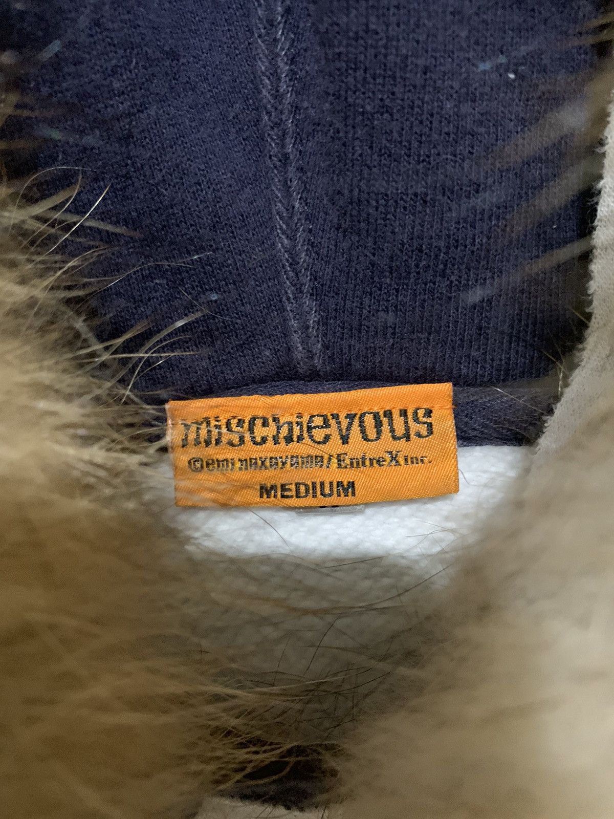 20471120 Japanese Mischievous Faux Fur Hoodie Style Beauty Beast Size US M / EU 48-50 / 2 - 5 Thumbnail