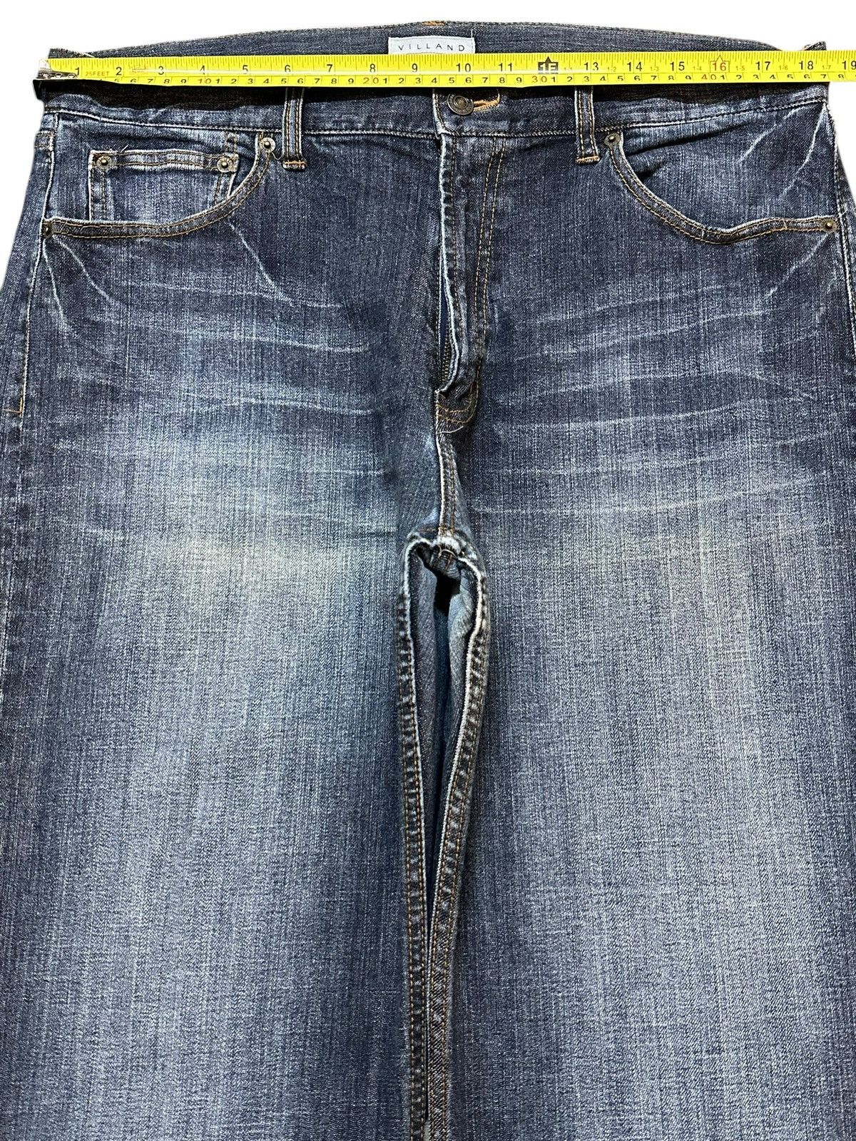Fubu Vintage Japanese Brand Blue Faded Wash Style Baggy Jeans Size US 36 / EU 52 - 11 Thumbnail