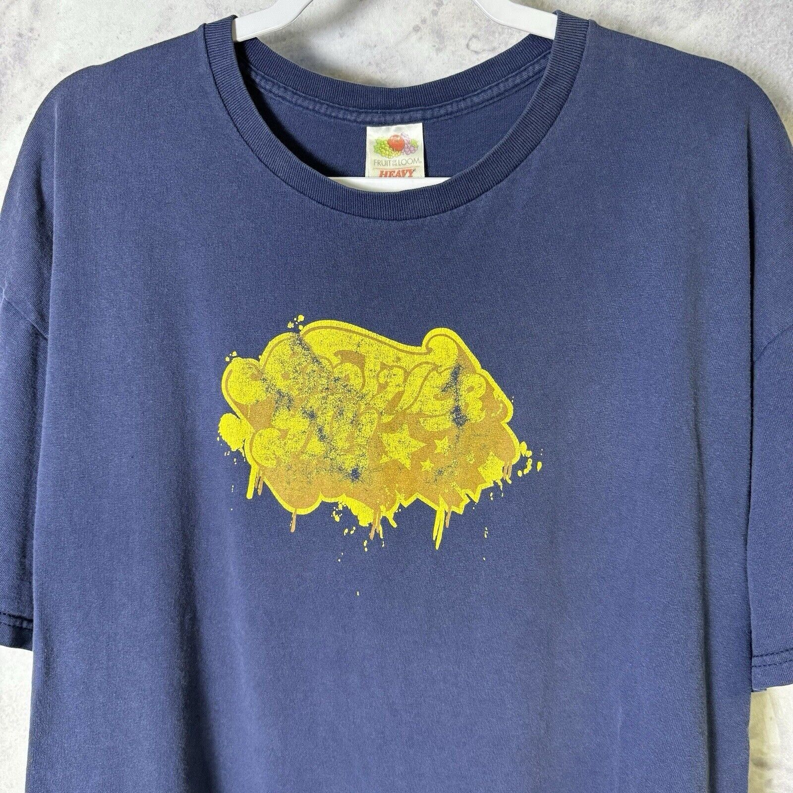 Rap Tees Vintage Brother Ali T Shirt Mens 2XL Blue Y2k Hip Hop Graffi Size US XXL / EU 58 / 5 - 3 Thumbnail