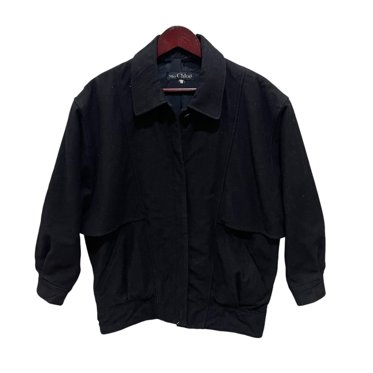 Chloe × Designer × See by Chloe CHLOE Wool Button Jacket Size L / US 10 / IT 46 - 8 Thumbnail