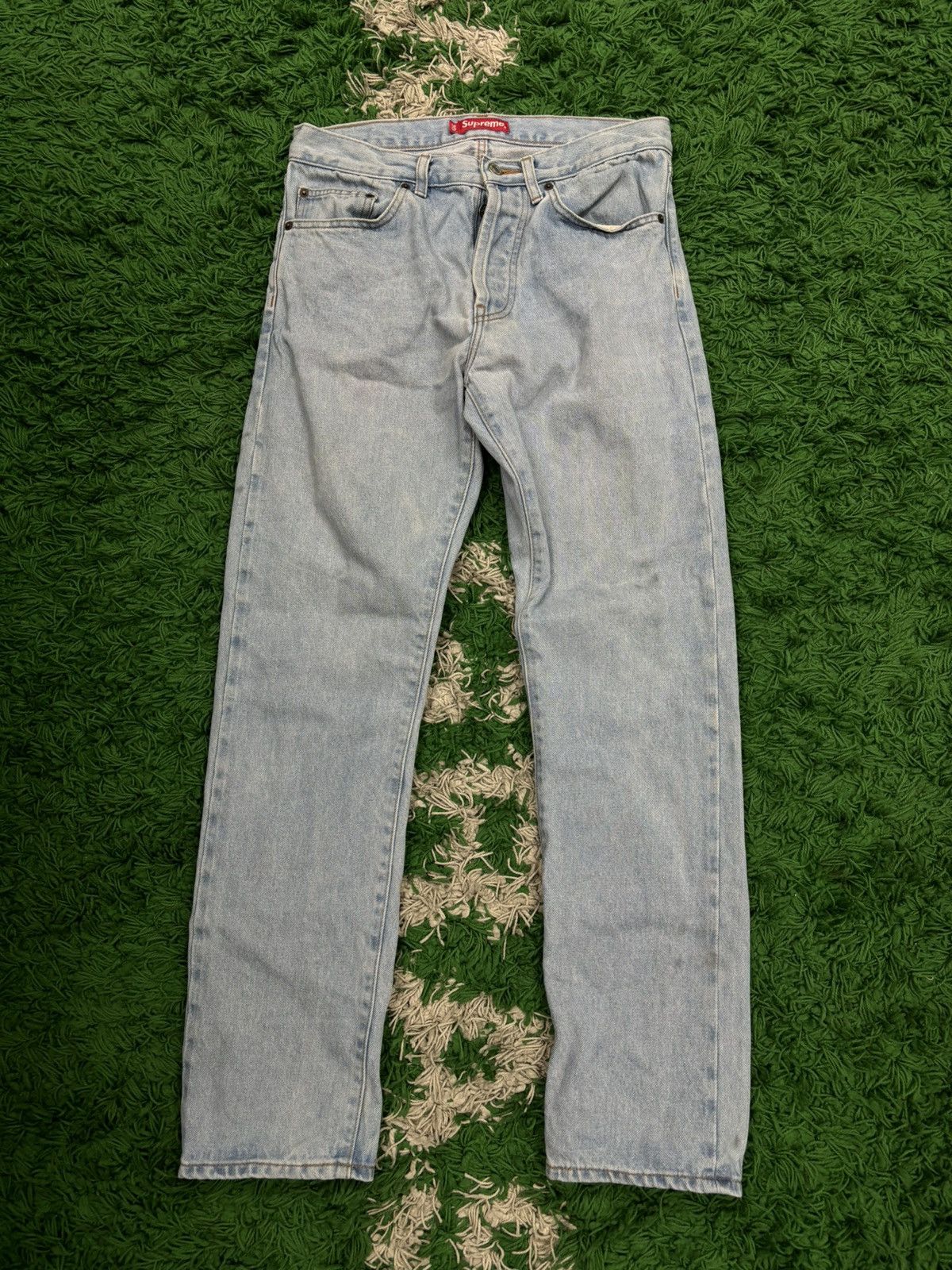 Supreme Supreme denim Jeans Blue 30 Size US 30 / EU 46 - 1 Thumbnail