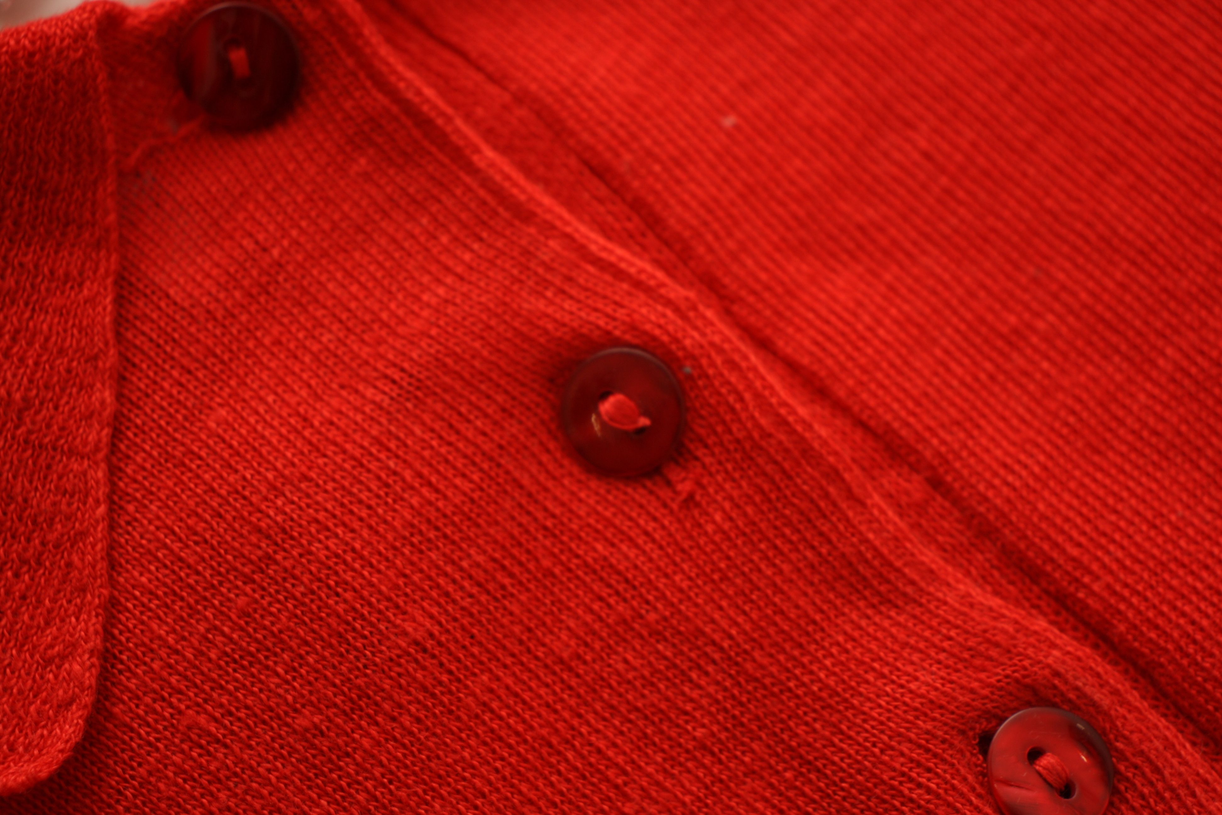 Jean Paul Gaultier NWT Jean Paul Gaultier Asymmetrical Polo Shirt Red Linen M Size M / US 6-8 / IT 42-44 - 3 Thumbnail