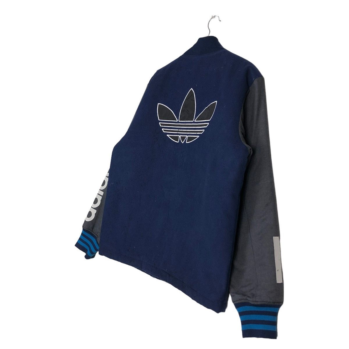 Adidas 🔥VINTAGE VARSITY JACKET ADIDAS BIG LOGO FULL PRINT Size US M / EU 48-50 / 2 - 10 Thumbnail