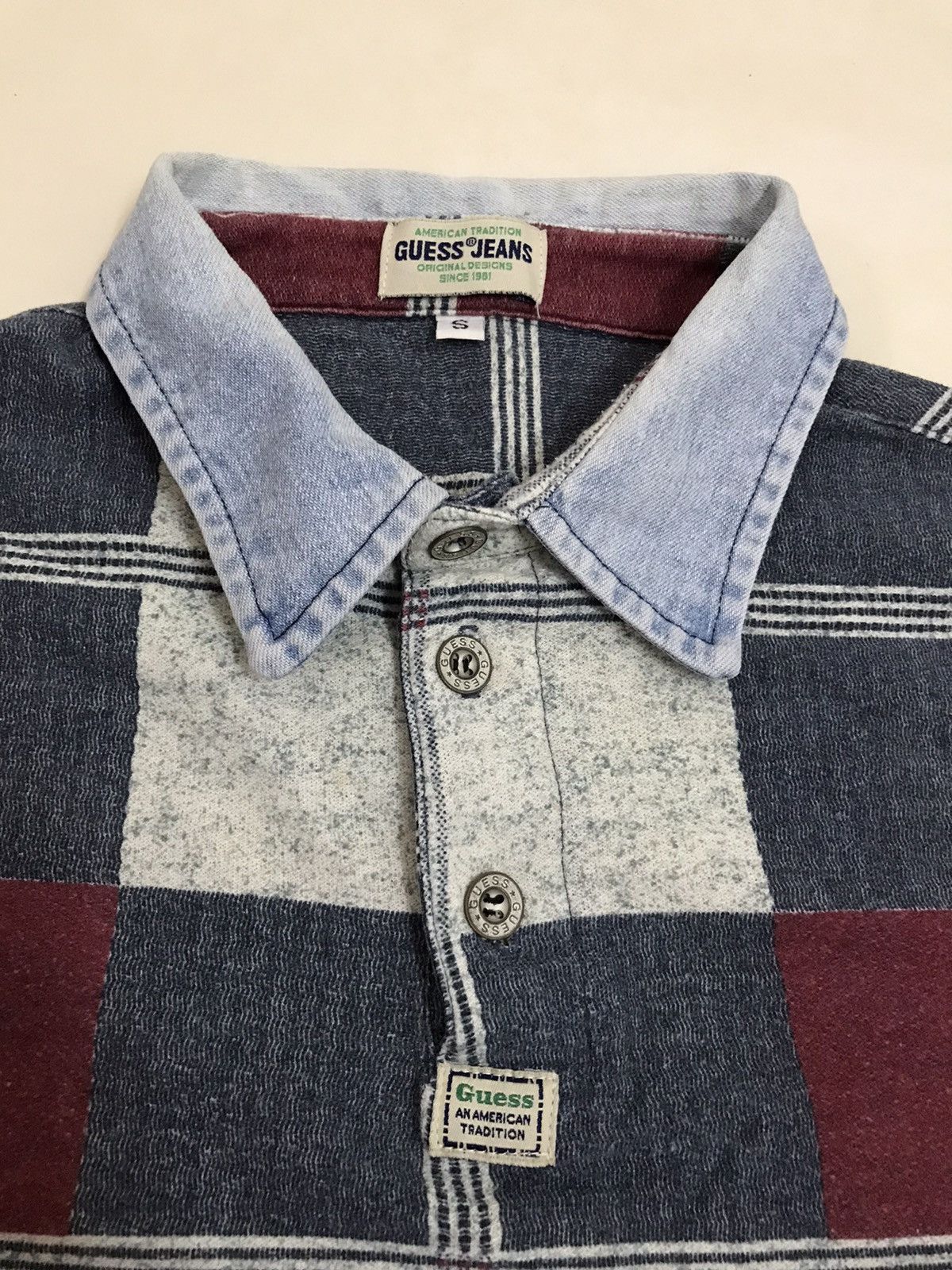 Georges Marciano × Guess Vintage Guess Jeans Polo Shirt Size US S / EU 44-46 / 1 - 7 Thumbnail