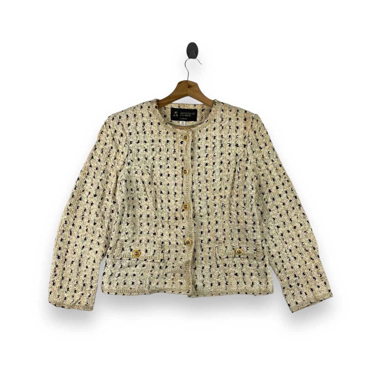 Vintage HARDY AMIES BOUTIQUE LONDON Tweed Boucle