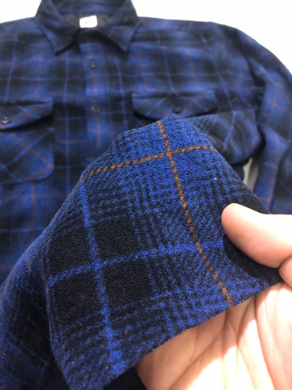 Japanese Brand × Uniqlo Uniqlo Blue Tartan Button-ups Fleece Shirt Size US XL / EU 56 / 4 - 8 Thumbnail