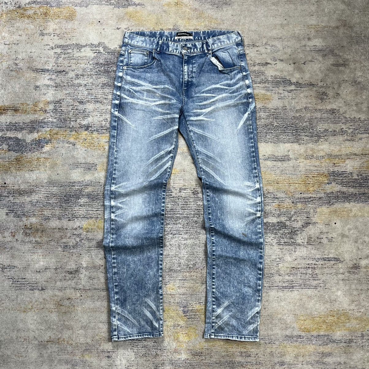 14th Addiction × Le Grande Bleu (L.G.B.) × semanticdesign Semantic design wash denim pants Size US 32 / EU 48 - 1 Thumbnail