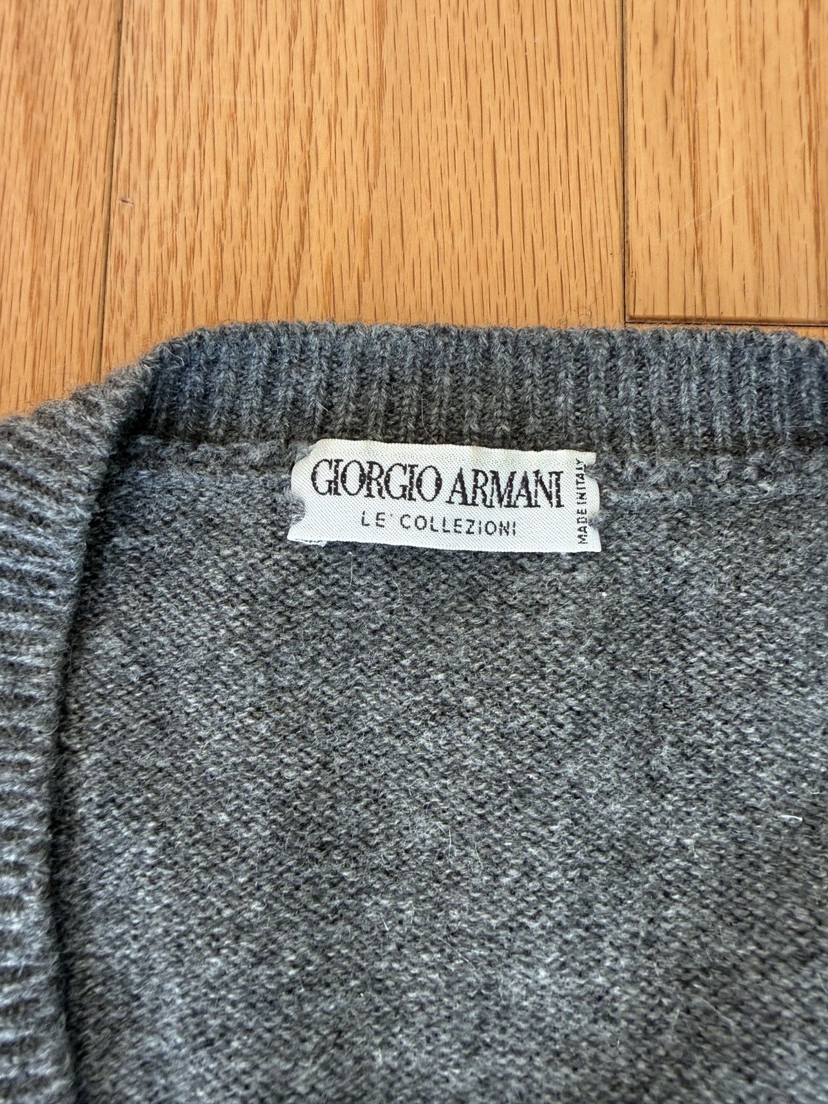 Armani Mainline Giorgio Cashmere Vest Size US M / EU 48-50 / 2 - 2 Thumbnail