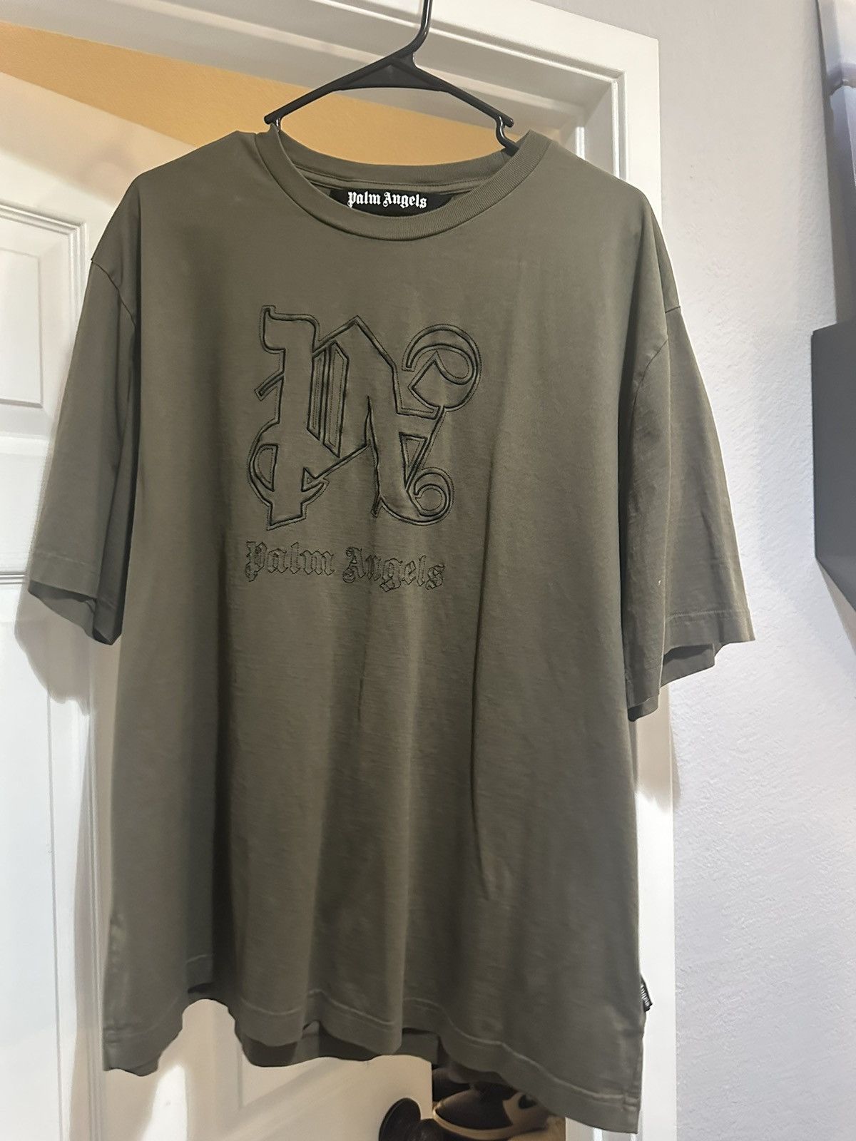 Designer × Palm Angels × Vintage Palm Angels PA Monogram Logo T-shirt Size US XL / EU 56 / 4 - 1 Thumbnail