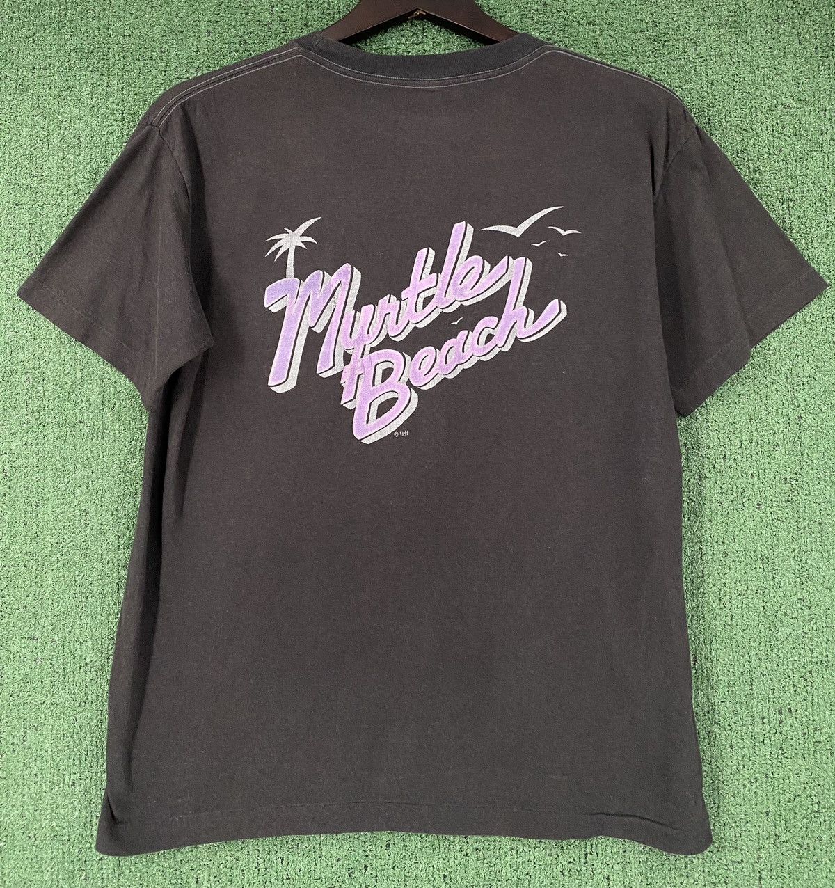 Vintage 80’s Mrytle Beach Single Stitch Pocket T-Shirt Medium Size US M / EU 48-50 / 2 - 5 Thumbnail