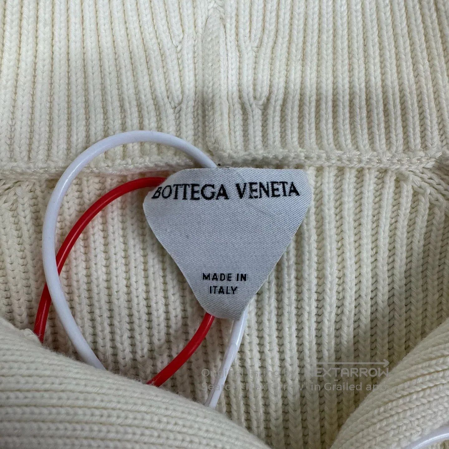 Bottega Veneta Bottega Veneta cream color Large collar with gold buttons; Size US M / EU 48-50 / 2 - 5 Thumbnail