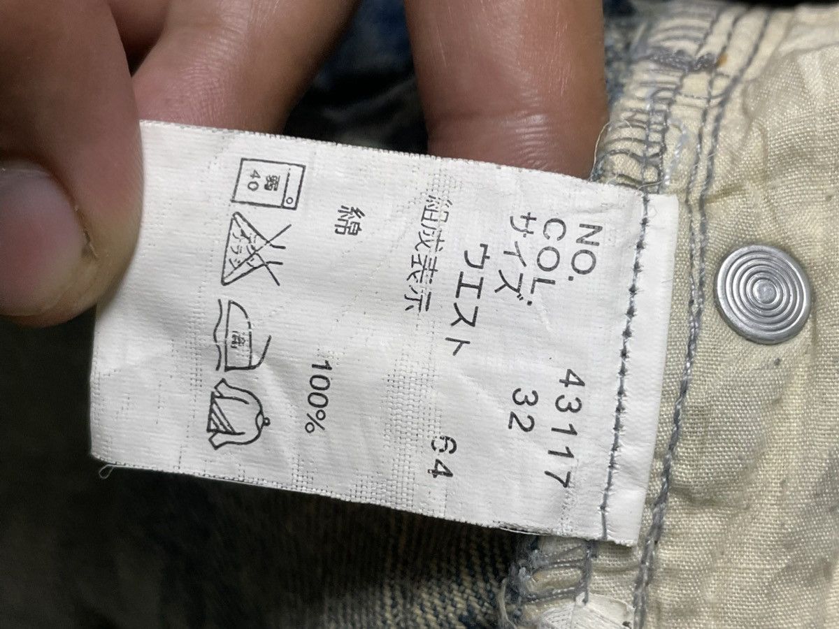 Vintage Japanese Brand Distressed Denim Ripped Jeans (67) Size US 32 / EU 48 - 19 Thumbnail
