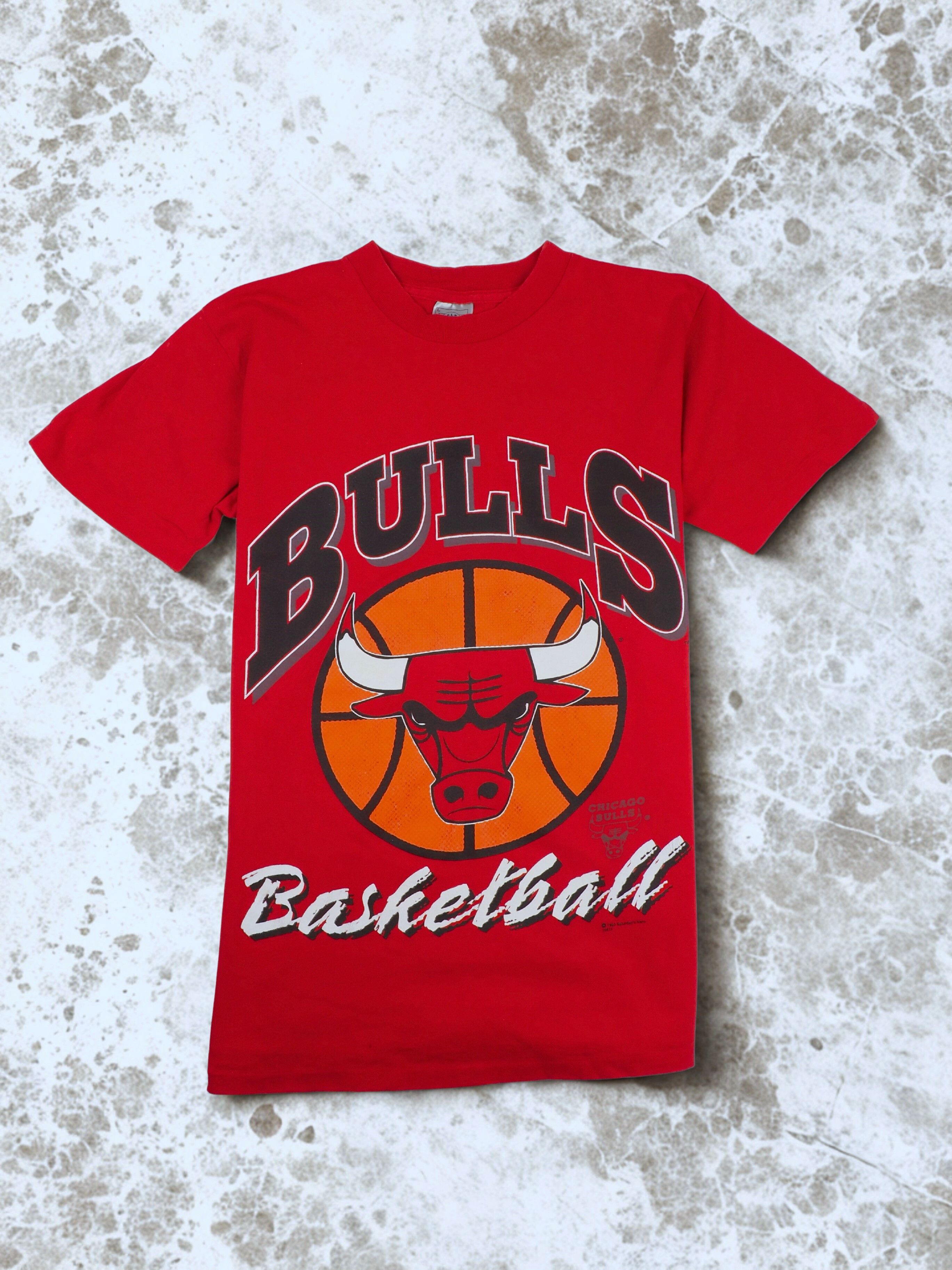NBA Chicago Bulls Basketball T-Shirt Vintage NBA 1992 Cotton USA Size US L / EU 52-54 / 3 - 1 Thumbnail